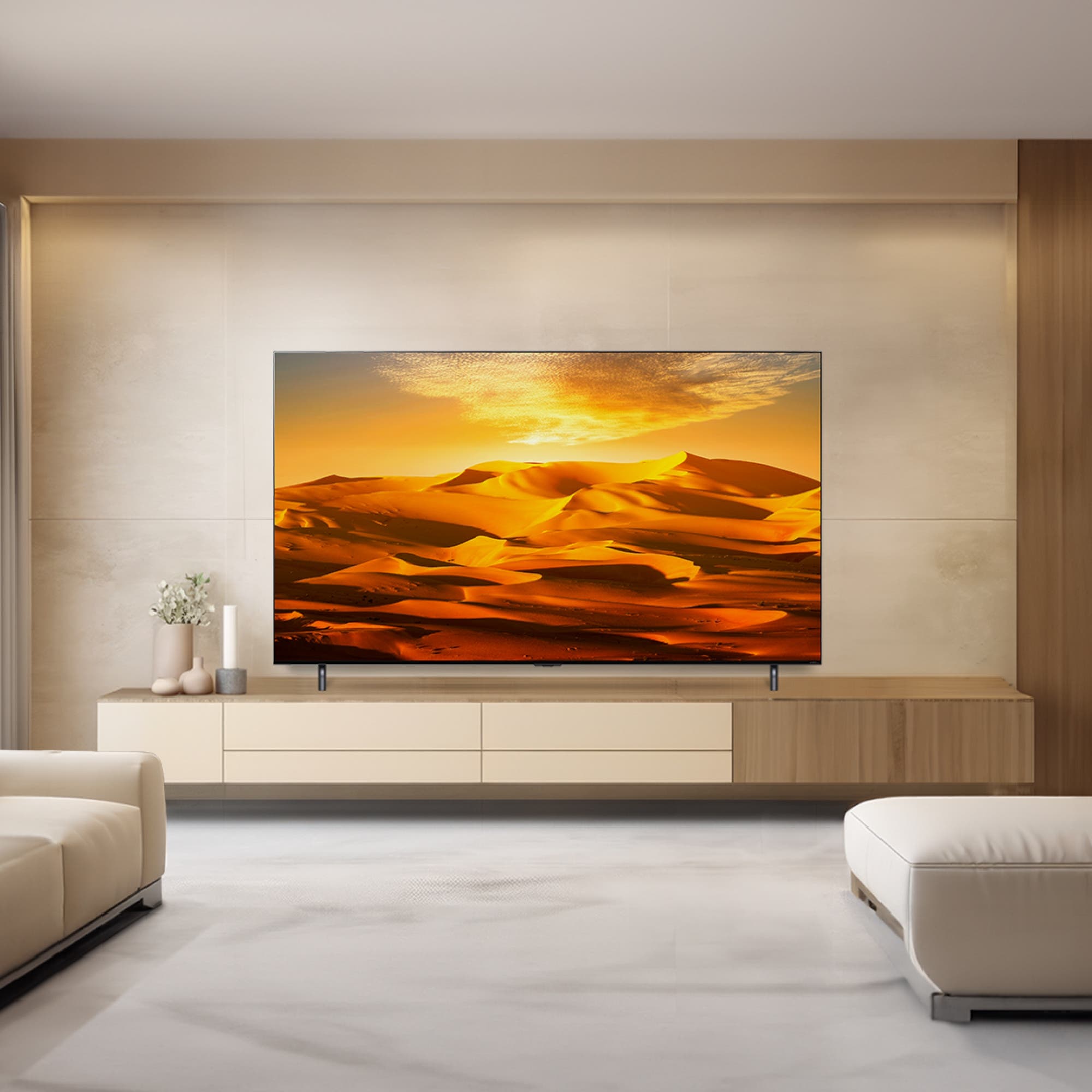 TV LG QNED evo (스탠드형) (75QNED90KQA.AKRG) 줌이미지 1