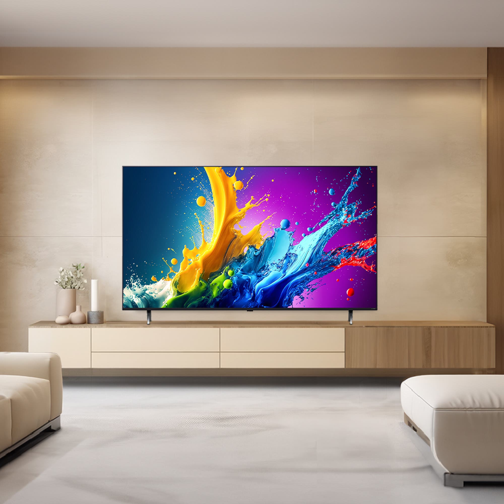 TV LG QNED TV (스탠드형) (65QNED65TBS.AKRG) 줌이미지 1