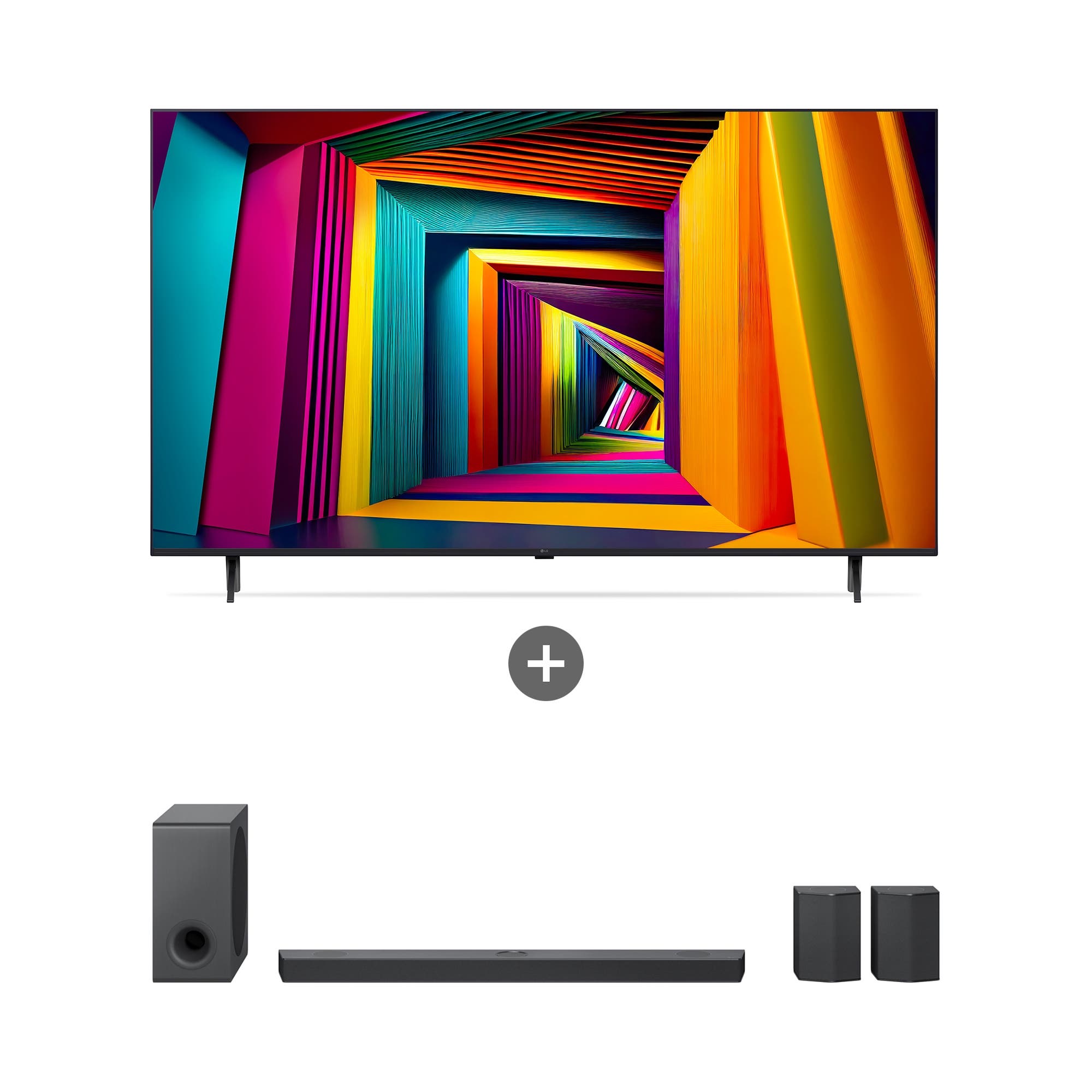 TV LG 울트라 HD TV (스탠드형) + LG 사운드바 (75UT9300BS.AS95QR) 줌이미지 1