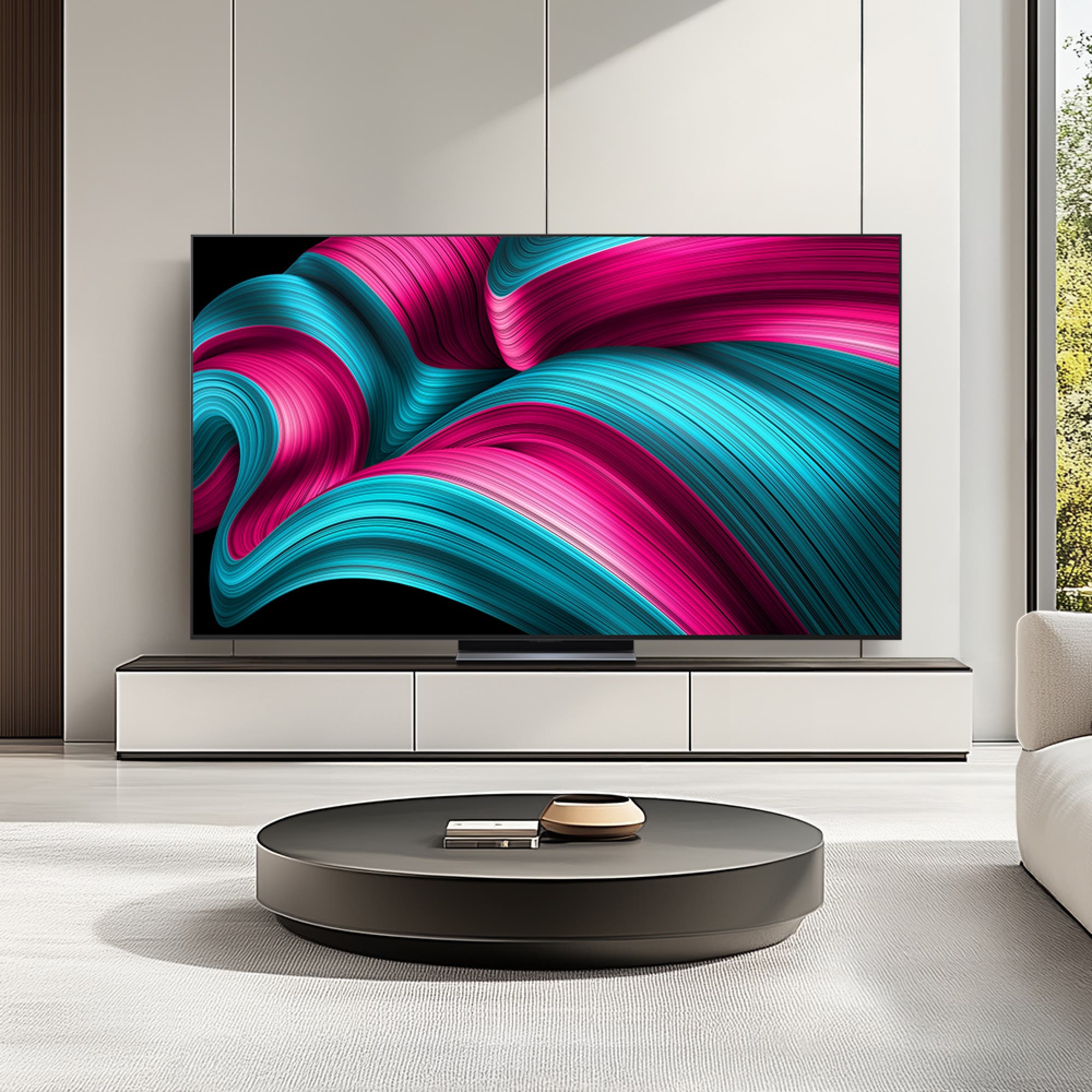 TV LG 올레드 evo AI (스탠드형) (OLED83C5KS.AKRG) 줌이미지 1
