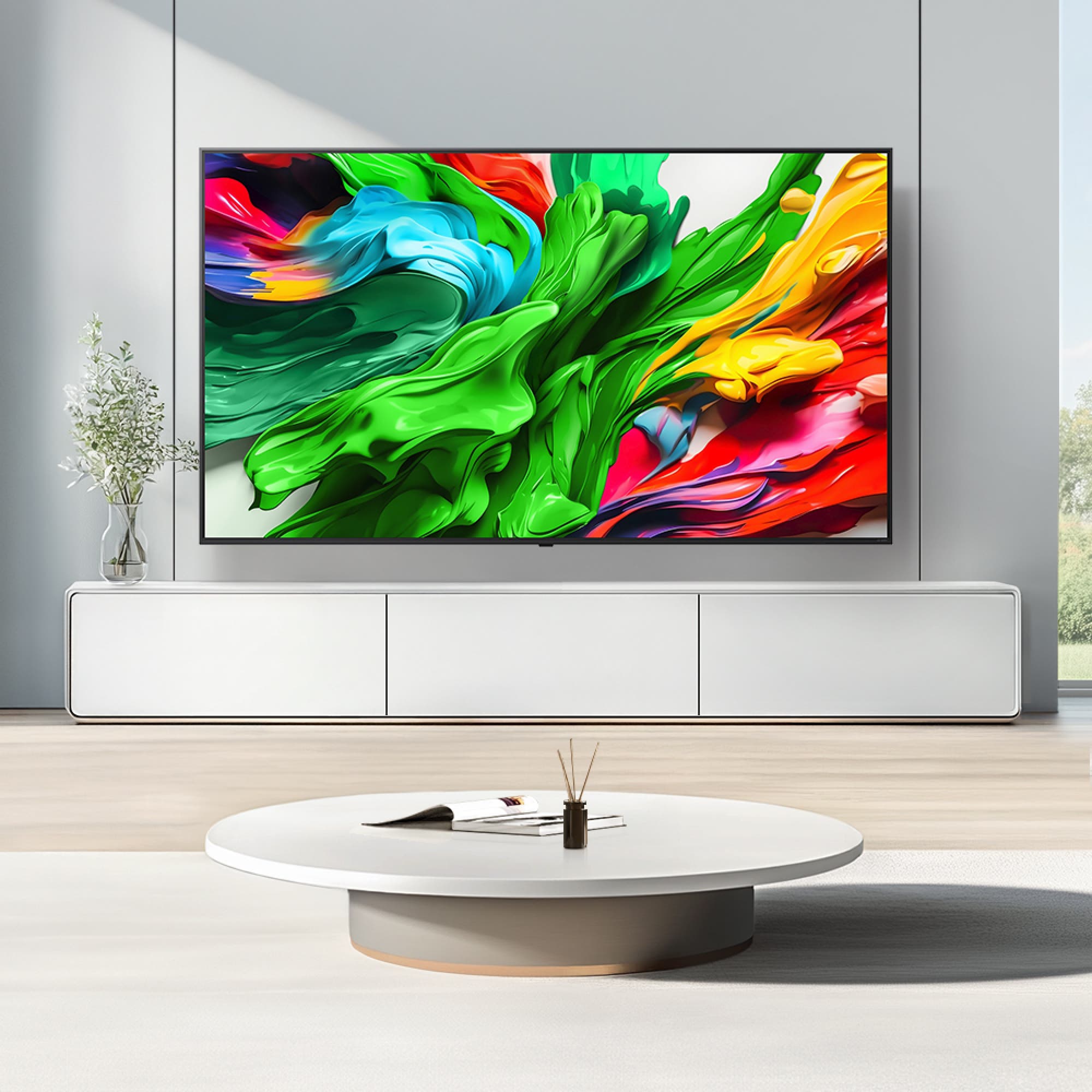 TV LG QNED evo AI (벽걸이형) (75QNED85AKW.AKRG) 줌이미지 1