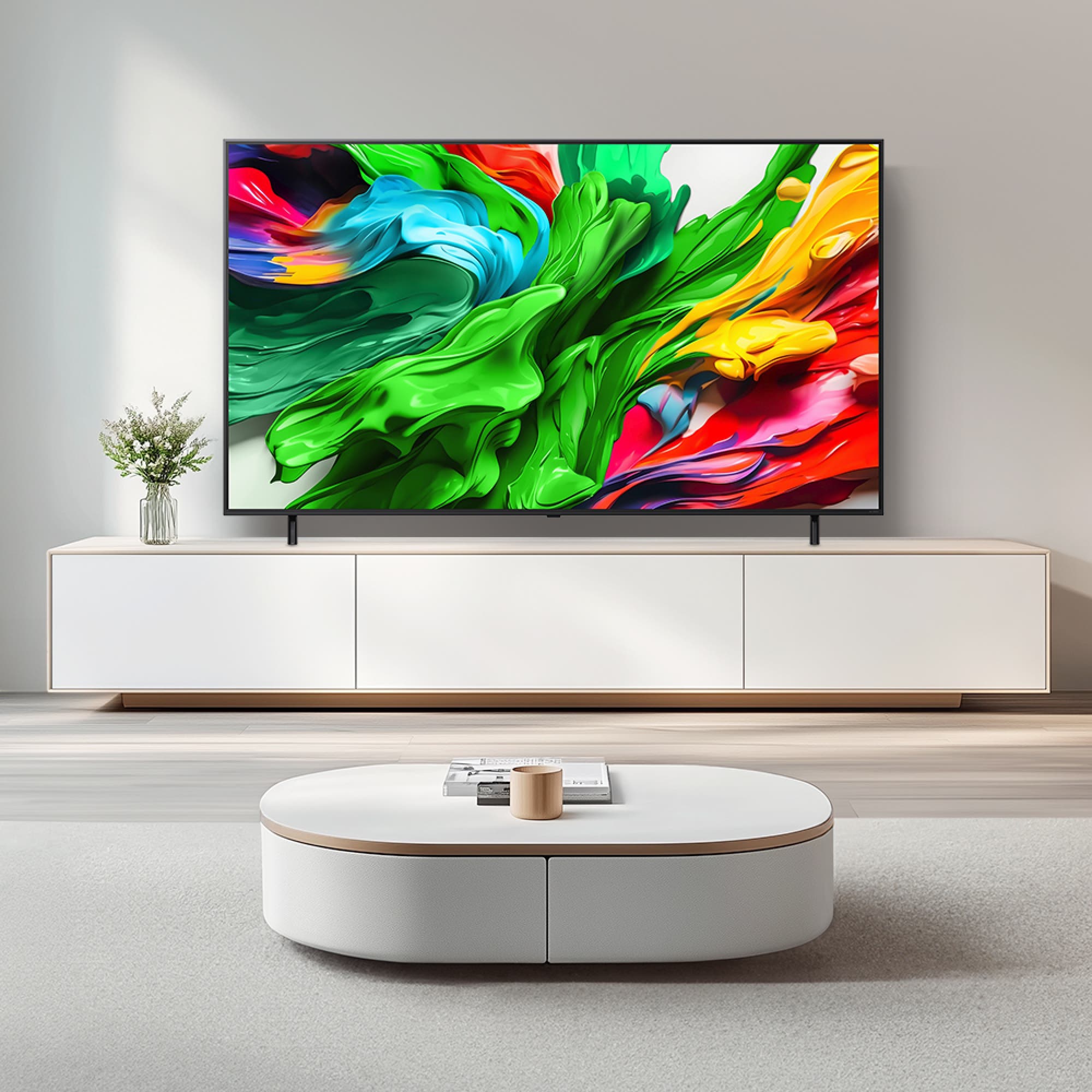 TV LG QNED evo AI (스탠드형) (65QNED85AXS.AKRG) 줌이미지 1