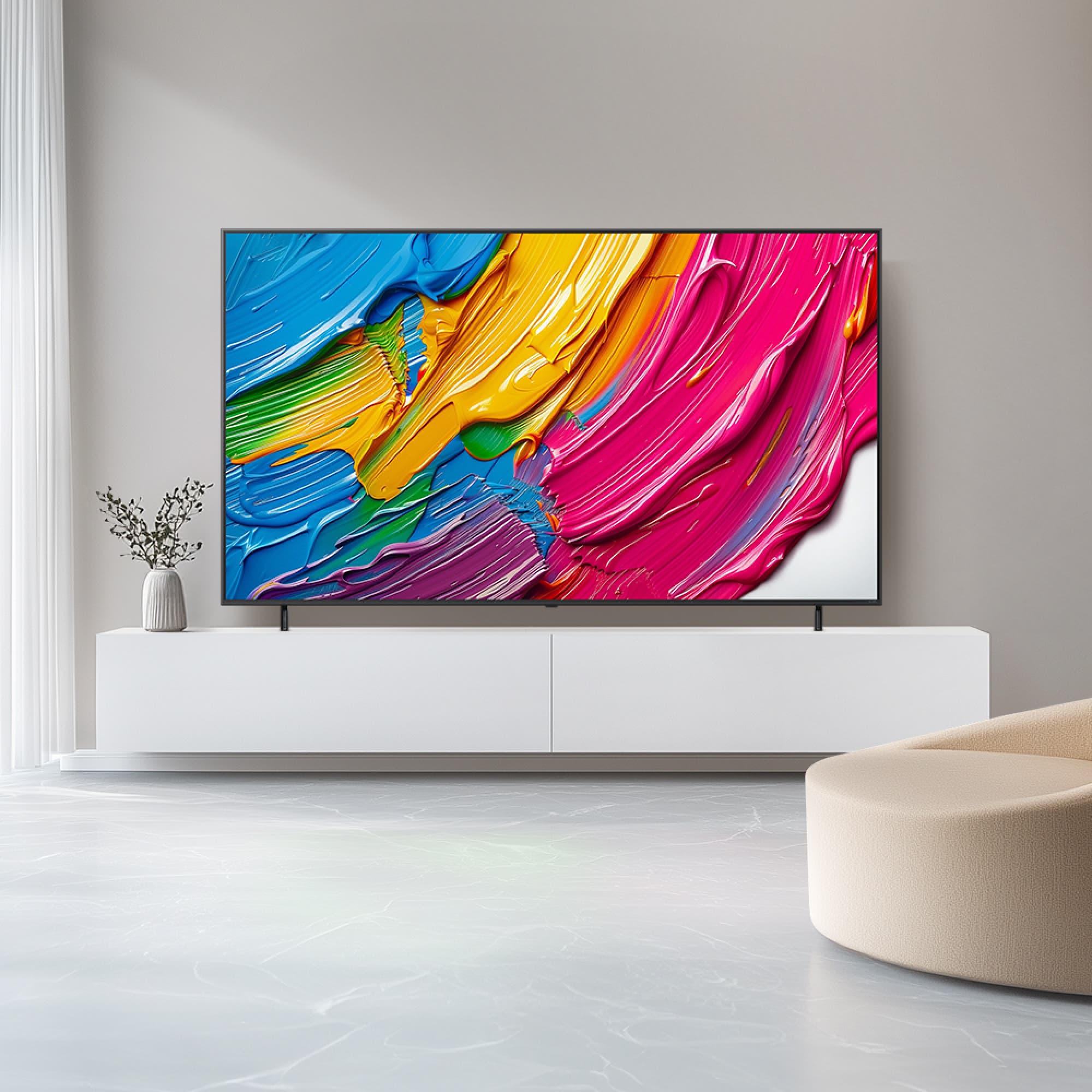 TV LG QNED AI (스탠드형) (65QNED65ABS.AKRG) 줌이미지 1