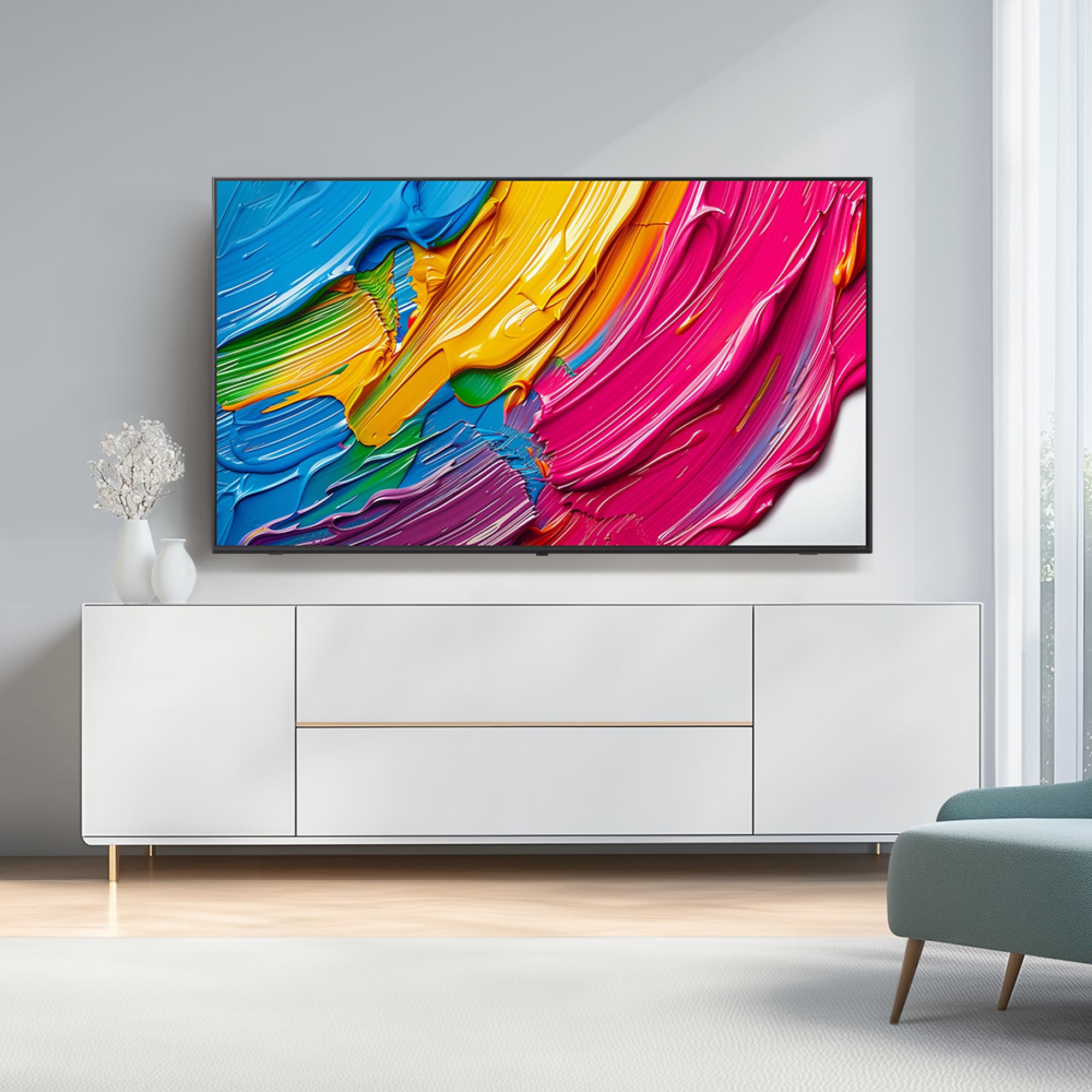 TV LG QNED AI (벽걸이형) (65QNED65ABW.AKRG) 줌이미지 1