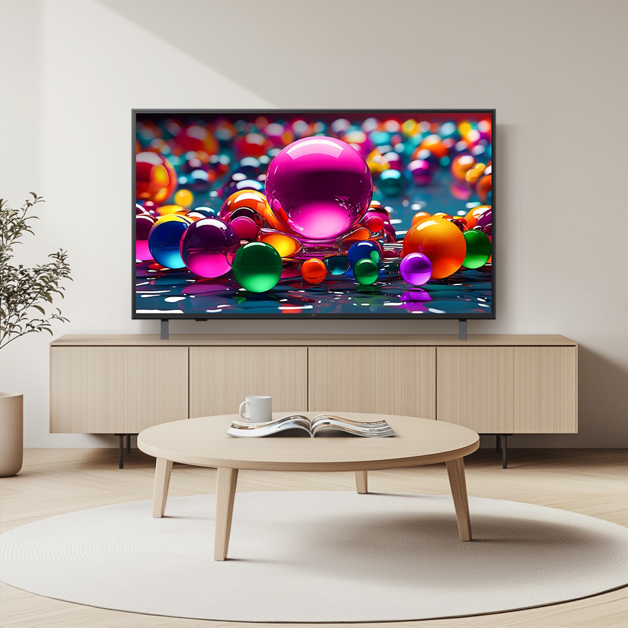 TV LG 울트라 HD TV AI (스탠드형) (50UA7500ES.AKRG) 줌이미지 1
