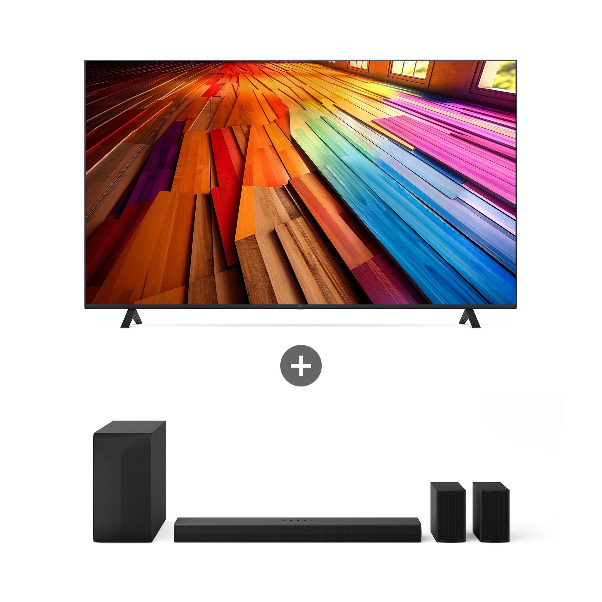 TV LG 울트라 HD TV (스탠드형) + LG 사운드바 (75UT8300ES.AS60TR) 줌이미지 1
