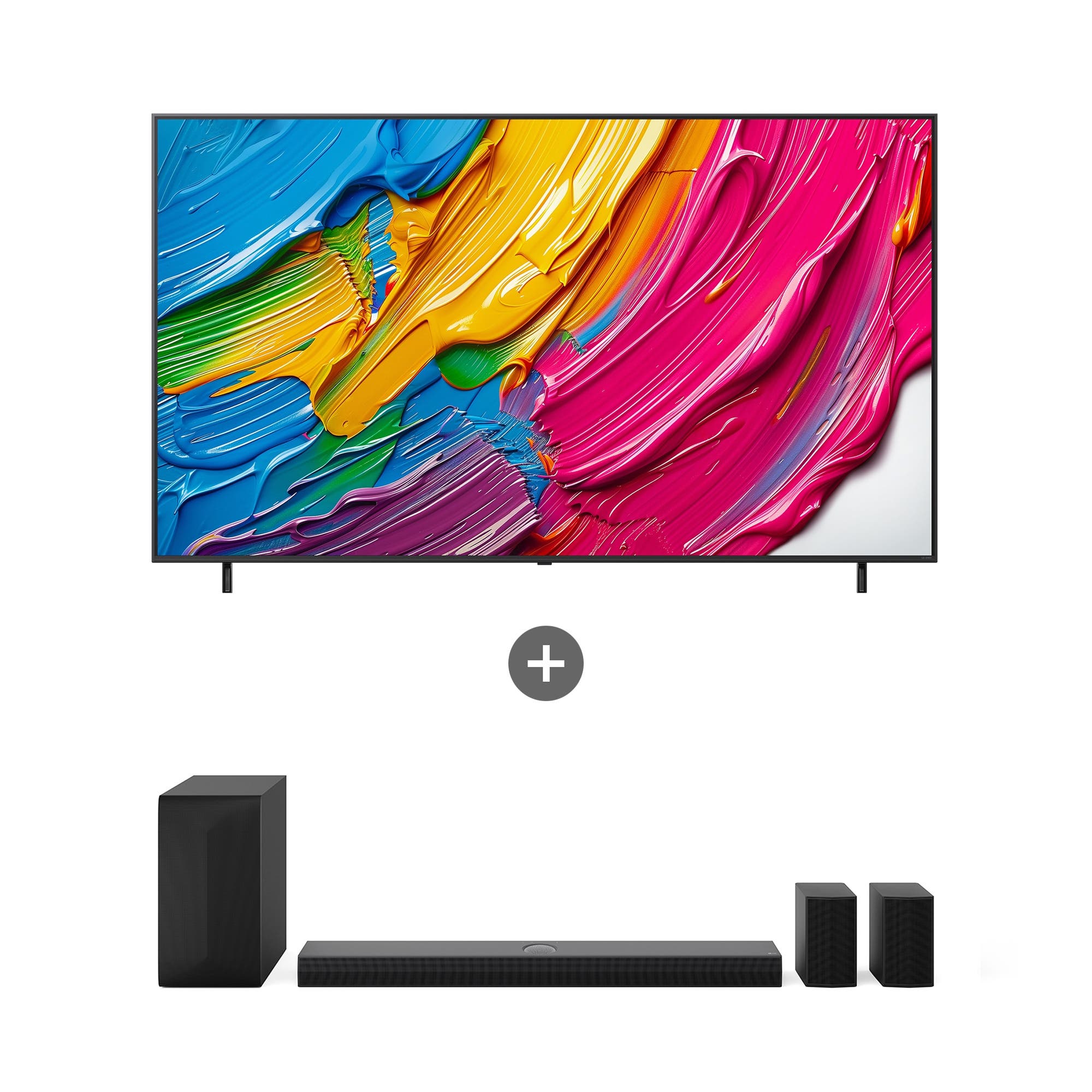 TV LG QNED AI (스탠드형) + LG 사운드바 (86QNED65ABS.AS60TR) 줌이미지 1