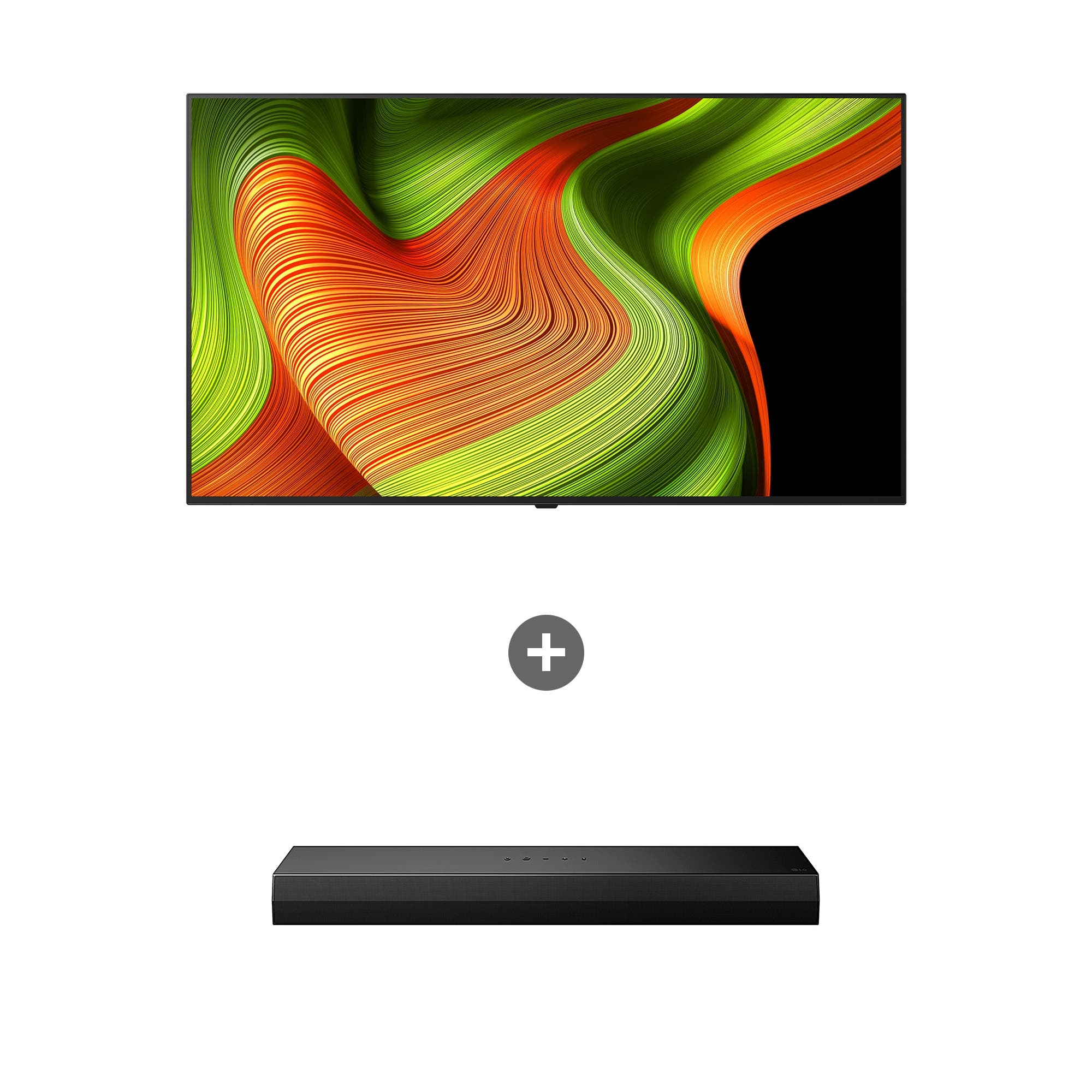TV LG 올레드 AI (벽걸이형) + LG 사운드바 (OLED55B5NW.AS20A) 줌이미지 1
