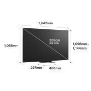 TV LG 올레드 evo AI (스탠드형) (OLED83C6KS.AKRG) 썸네일이미지 3