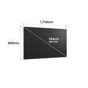 TV LG 올레드 AI (벽걸이형) (OLED77B6BW.AKRG) 썸네일이미지 3