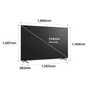 TV LG QNED evo AI (스탠드형) (85QNED80BES.AKRG) 썸네일이미지 3