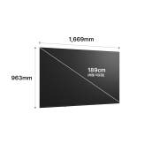 TV LG NANO 4K UHD AI (벽걸이형) (75NU850BEW.AKRG) 썸네일이미지 3