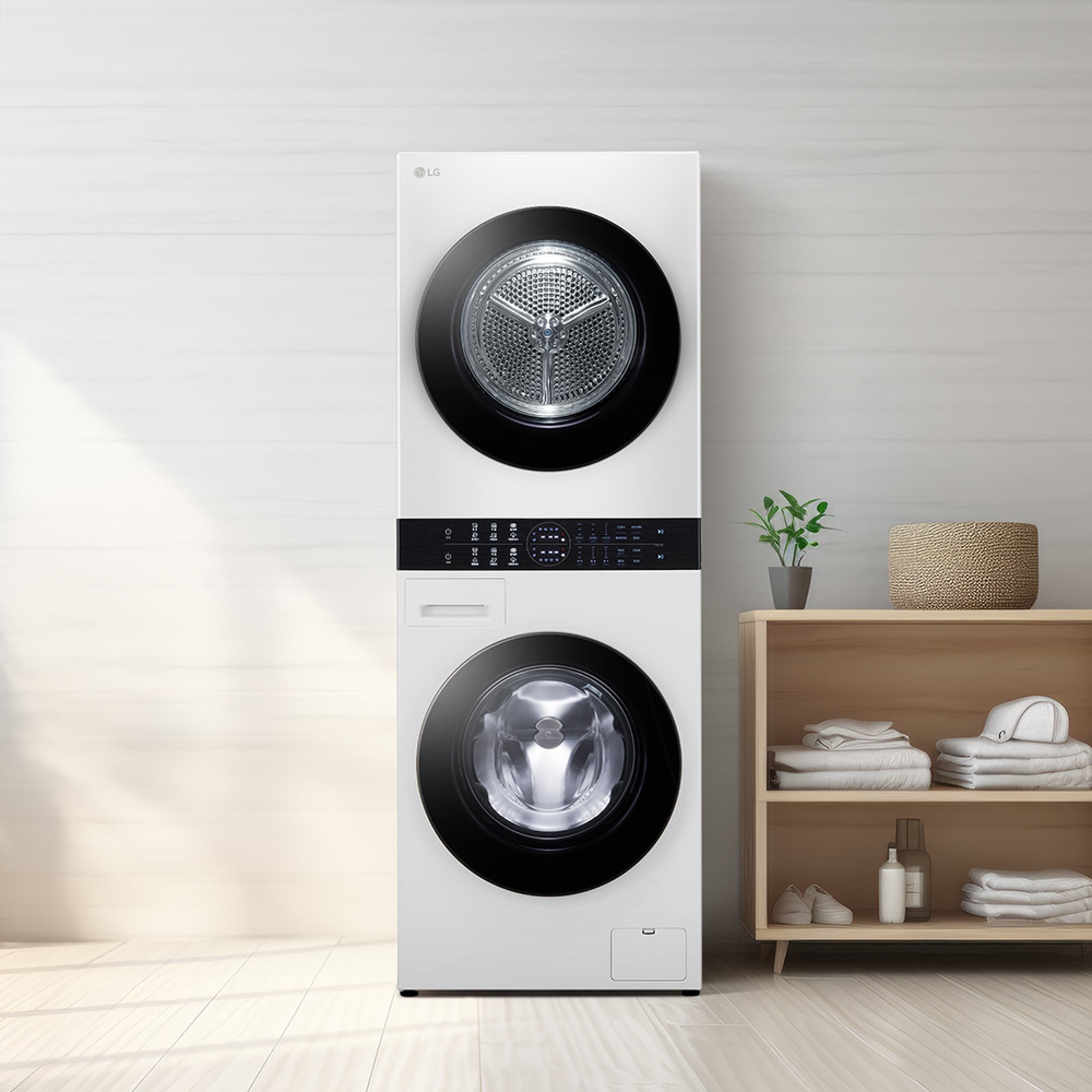 워시타워 LG 트롬 오브제컬렉션 워시타워 컴팩트 (W1310WAN.AKOR1) 줌이미지 1