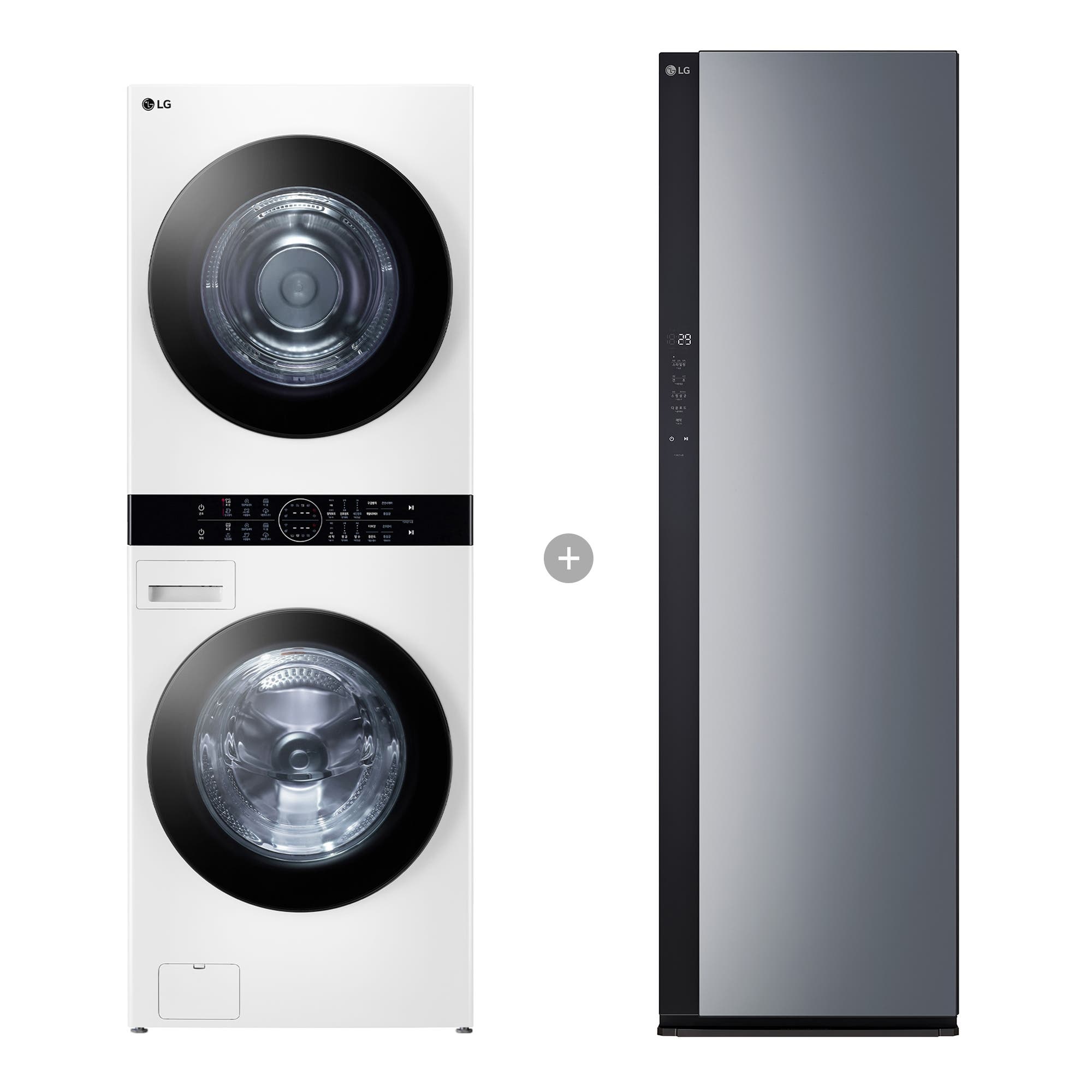 워시타워 LG 트롬 오브제컬렉션 워시타워 + LG 스타일러 (W20WANQ-5M5.AKOR) 줌이미지 1