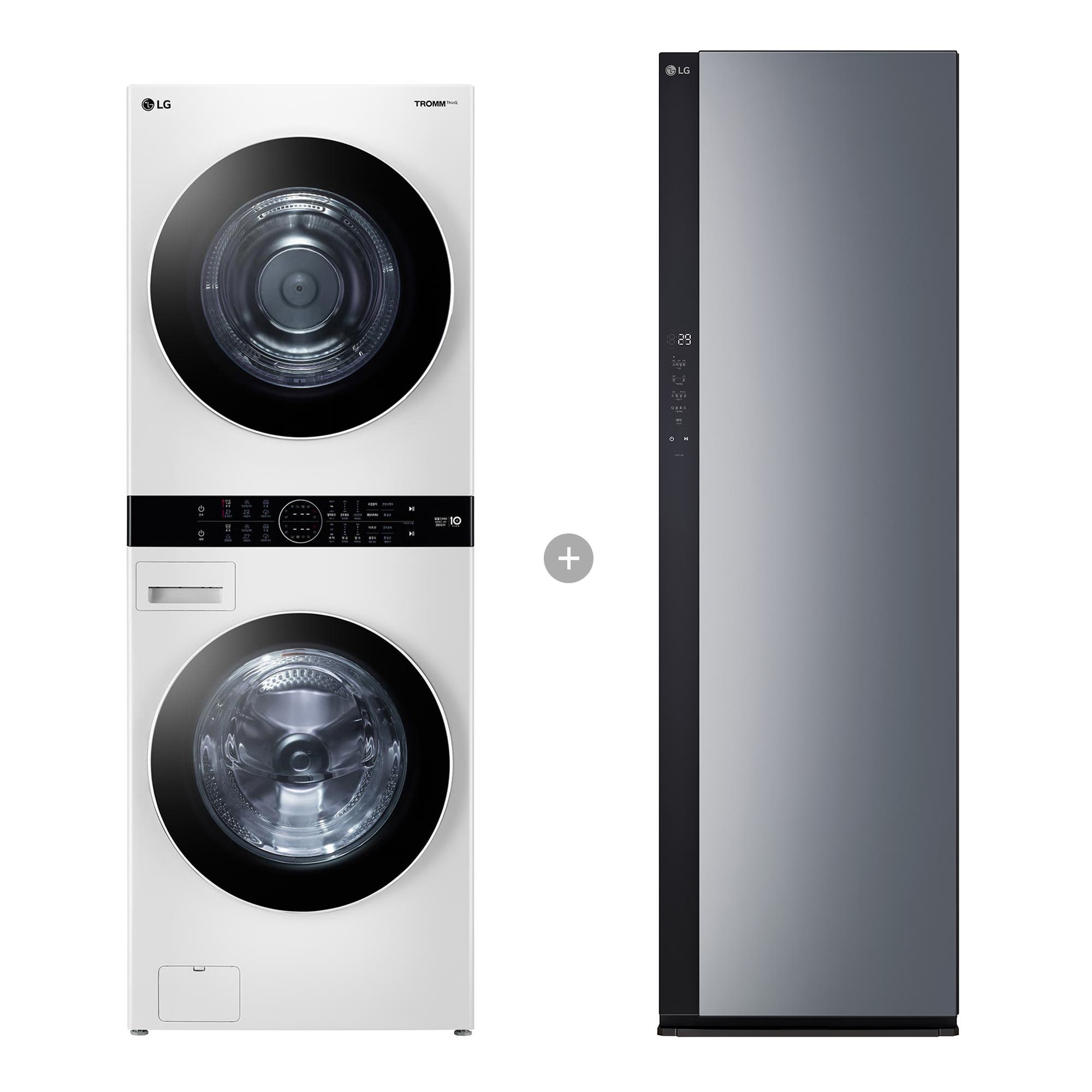 워시타워 LG 트롬 오브제컬렉션 워시타워 + LG 스타일러 (W20WAN-5M5.AKOR) 줌이미지 1