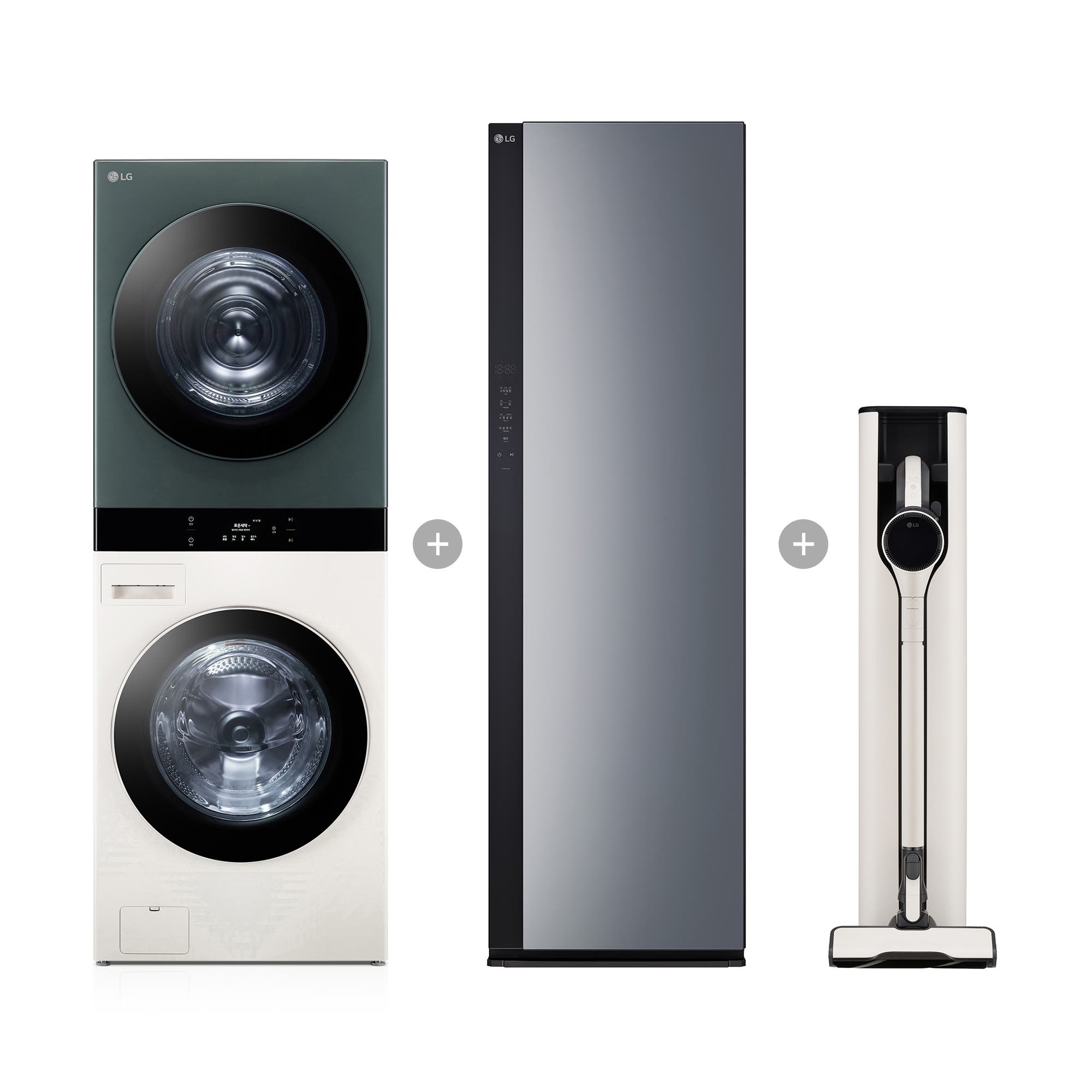 워시타워 LG 트롬 오브제컬렉션 워시타워 + LG 스타일러 + LG 코드제로 A9S (1EG-G52-20W.AKOR) 줌이미지 1
