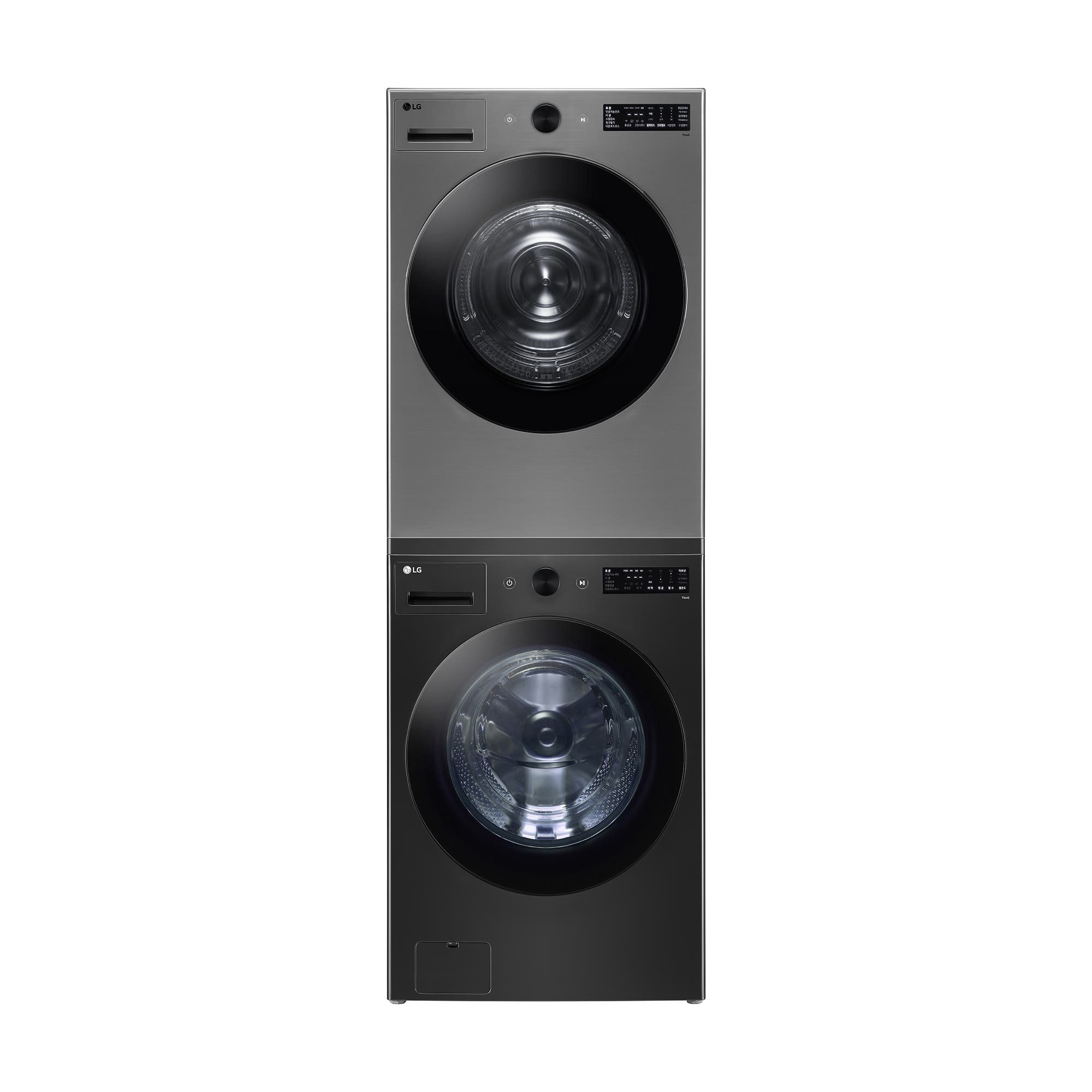 세탁기 LG 트롬 오브제컬렉션 + 건조기 + 스태킹키트 (KG24K-20V.AKOR2) 줌이미지 1