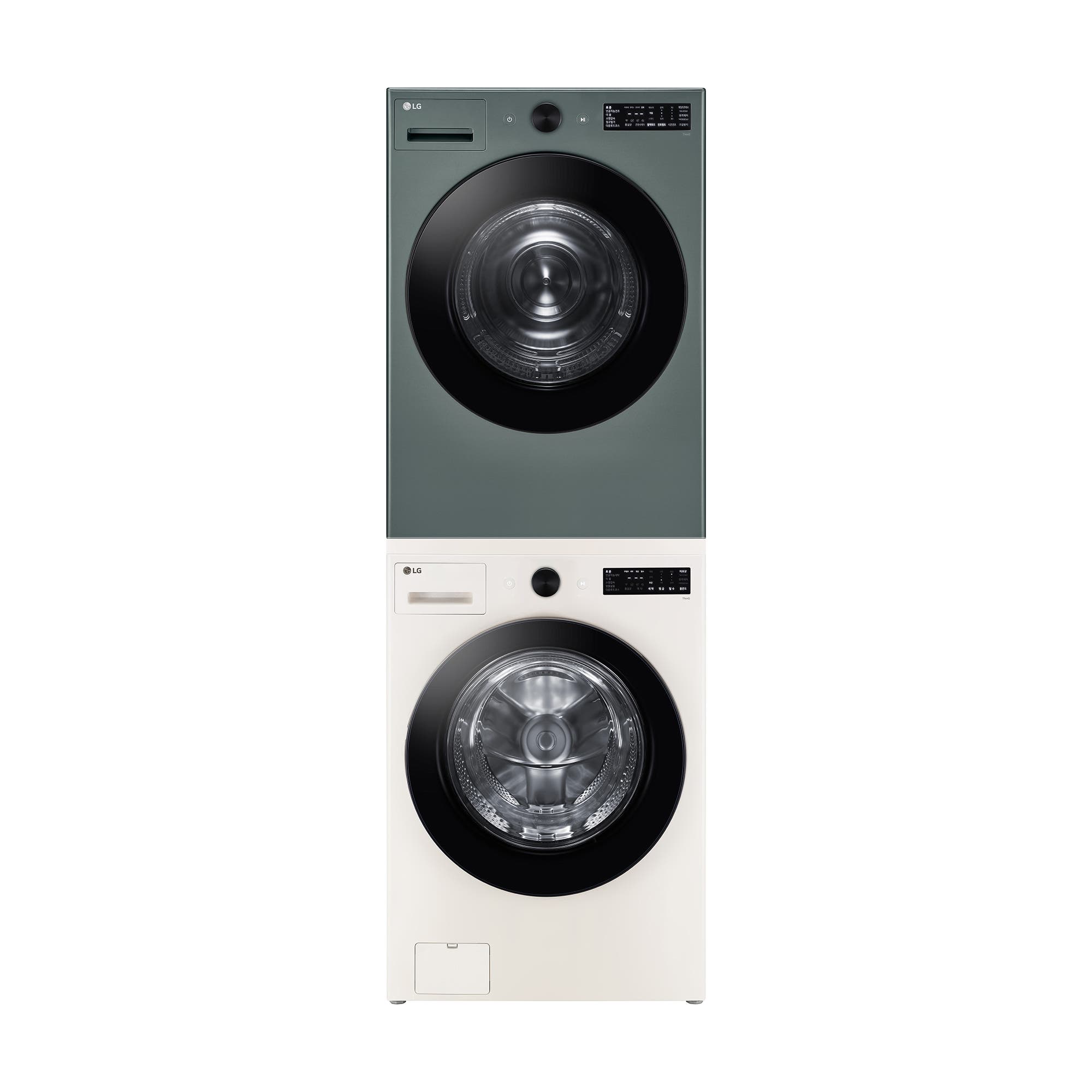 세탁기 LG 트롬 오브제컬렉션 + 건조기 + 스태킹키트 (KG24E-20G.AKOR2) 줌이미지 1