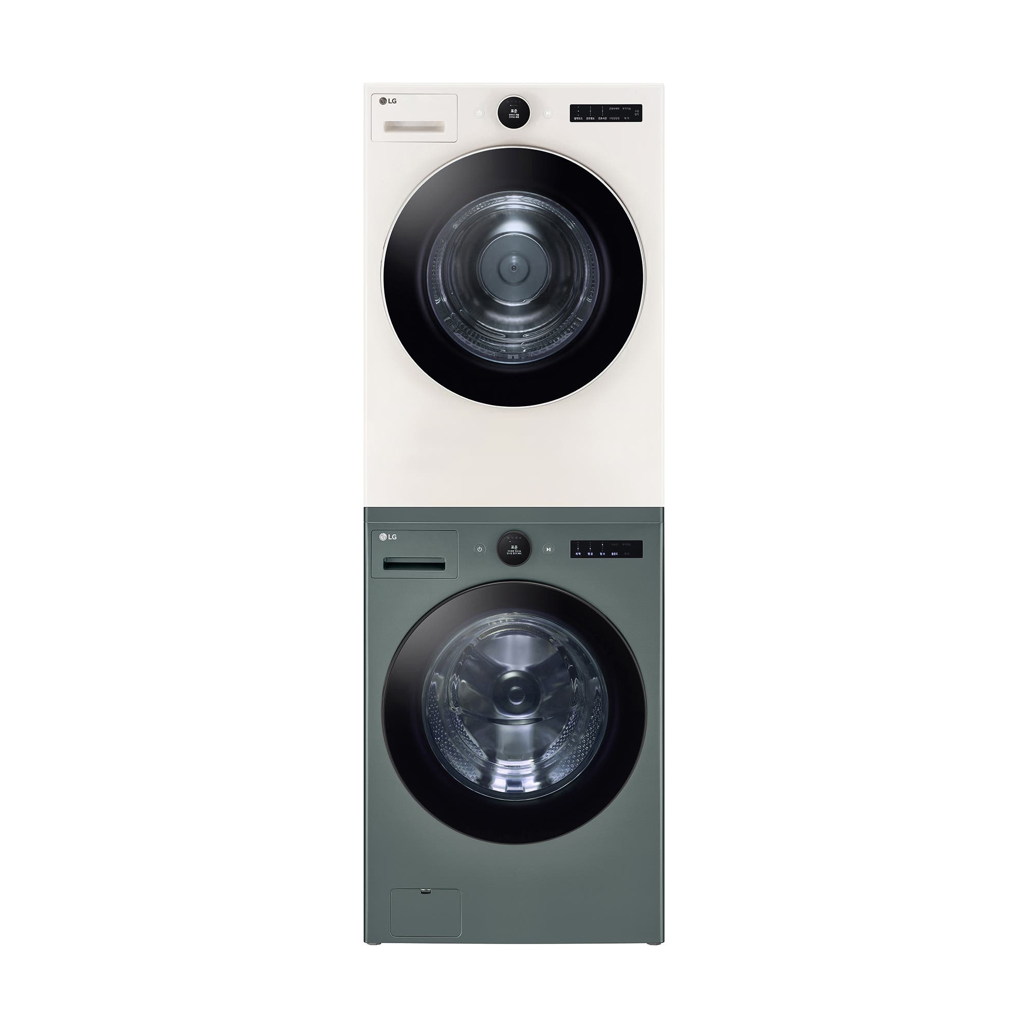 세탁기 LG 트롬 오브제컬렉션 + 건조기 + 스태킹키트 (KX25GA-20EN.AKOR2) 줌이미지 1