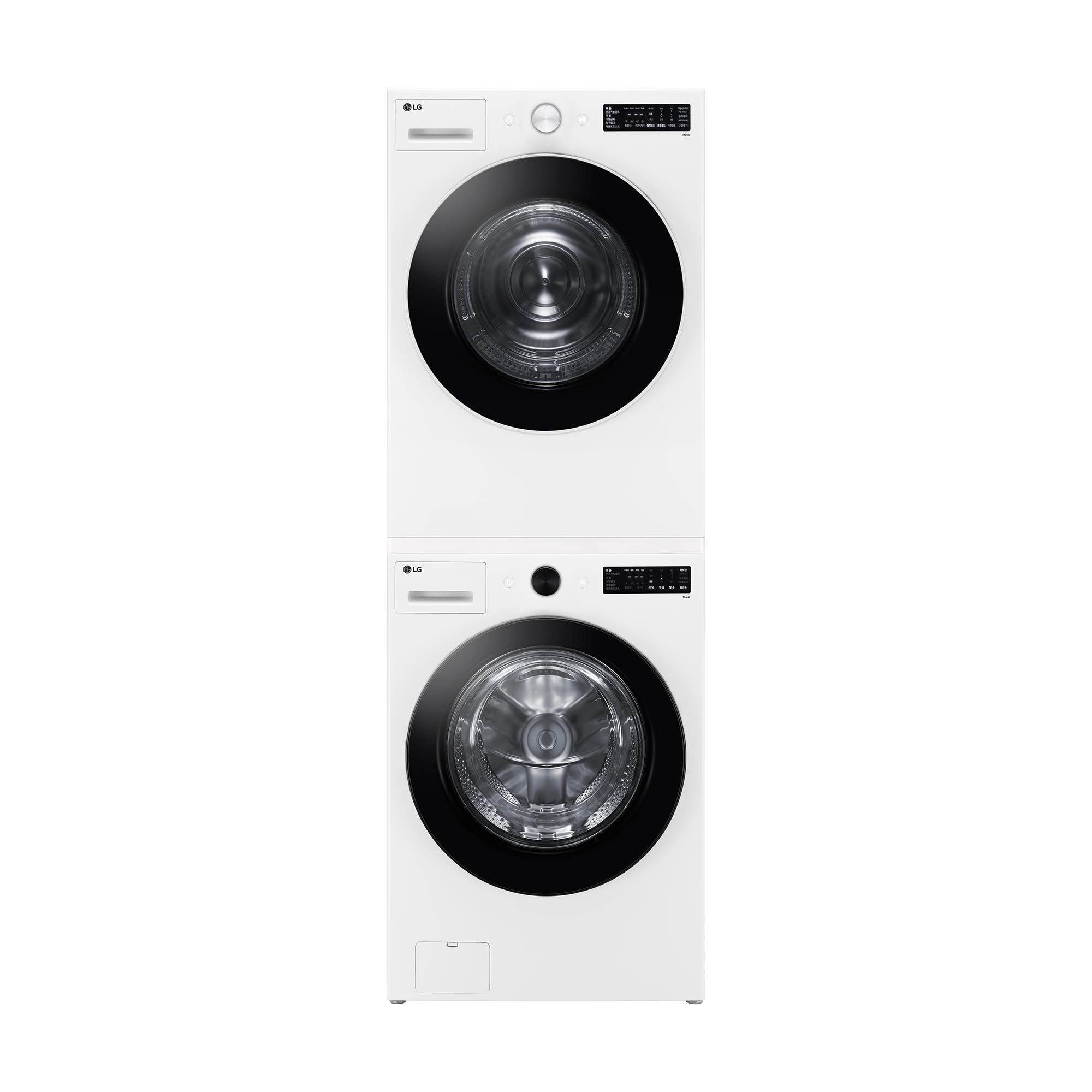 세탁기 LG 트롬 오브제컬렉션 + 건조기 + 스태킹키트 (KG19WN-G8NW.AKOR2) 줌이미지 1