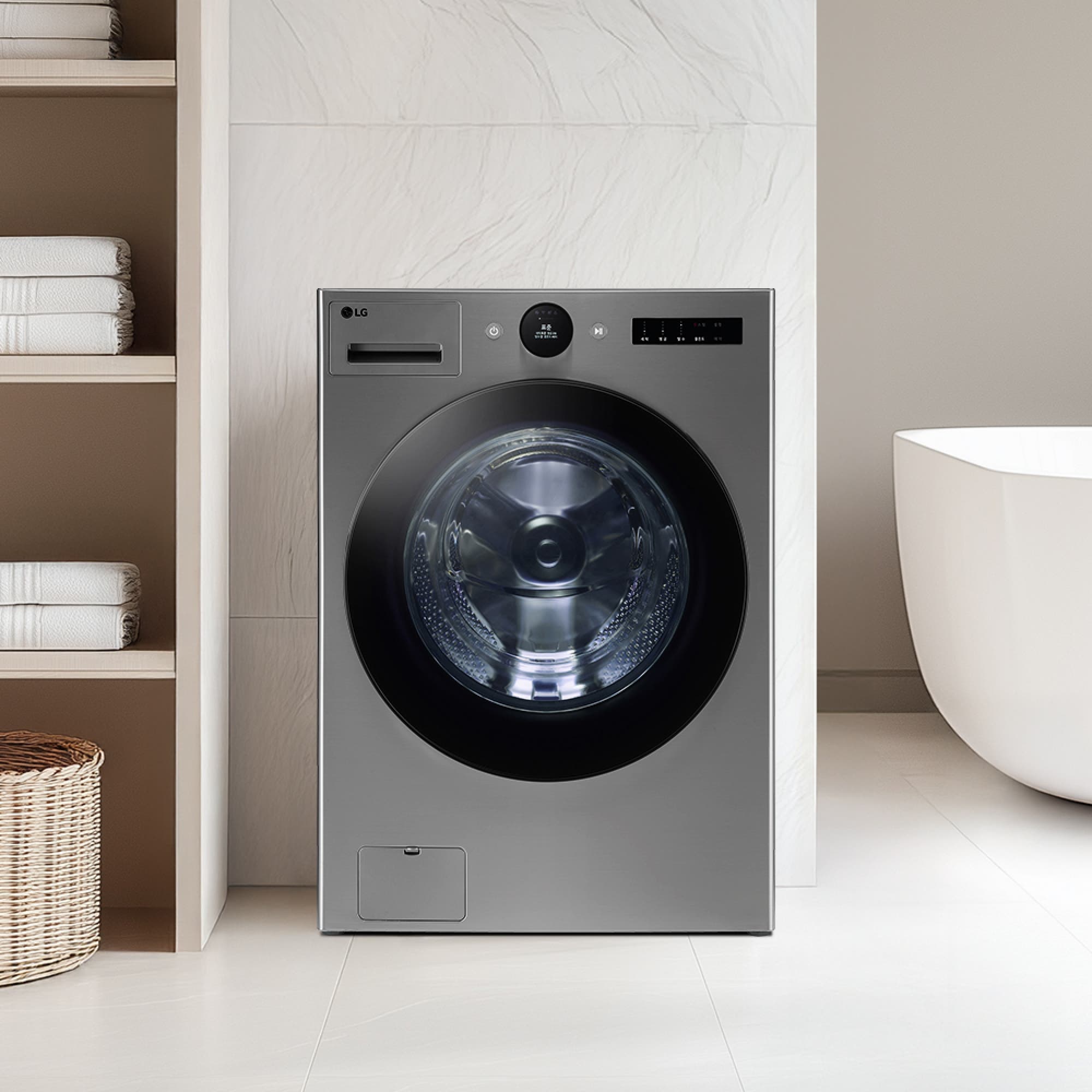 세탁기 LG 트롬 AI 오브제컬렉션 세탁기 (FX25VF.AKOR) 줌이미지 1