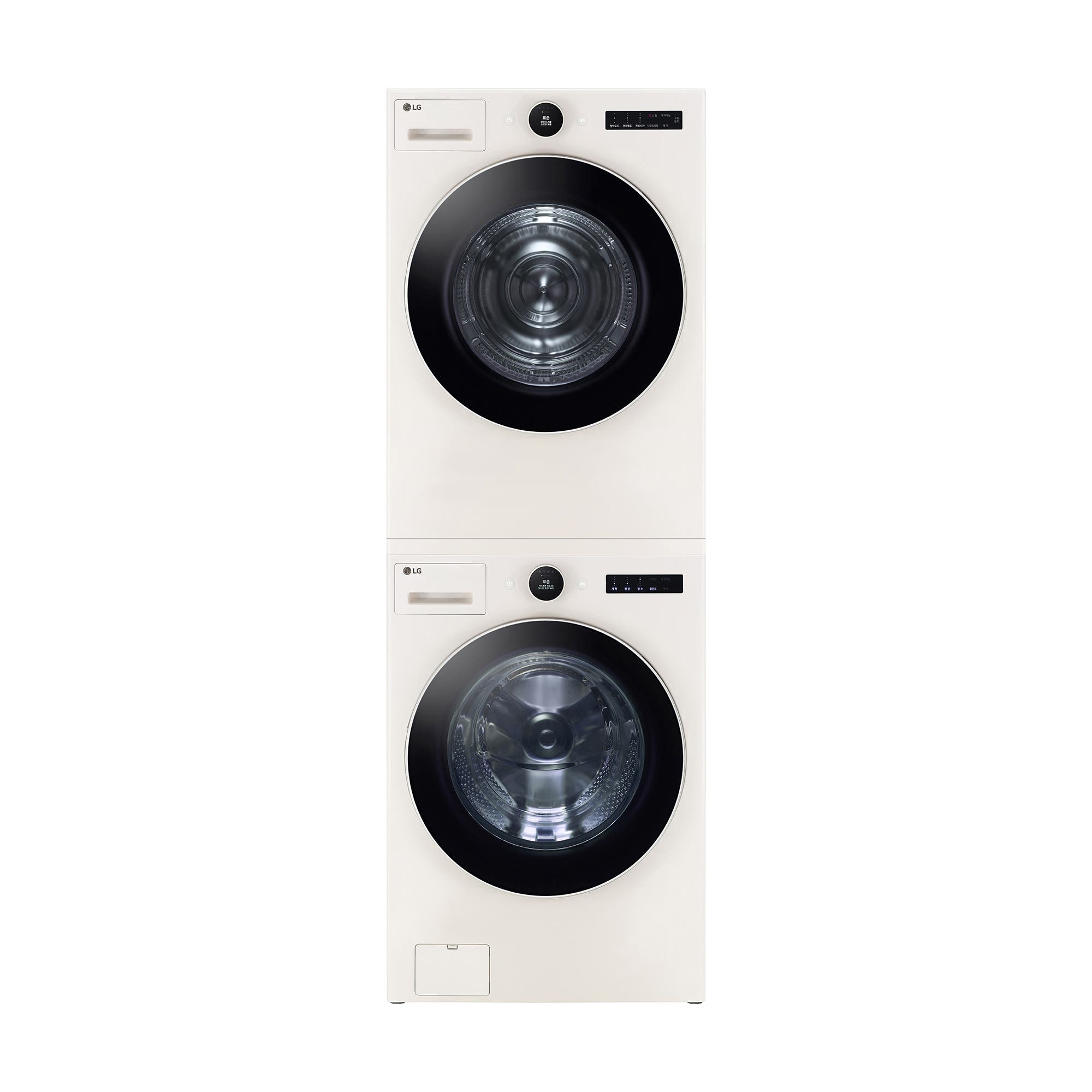 세탁기 LG 트롬 오브제컬렉션 세탁기 + 건조기 + 스태킹키트 (KX4ENE-1ESR.AKOR2) 줌이미지 1