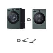 세탁기 LG 트롬 AI 오브제컬렉션 세탁기 + LG 트롬 AI 오브제컬렉션 건조기 + 스태킹키트 (KX25GFG-5GG.AKOR) 썸네일이미지 2
