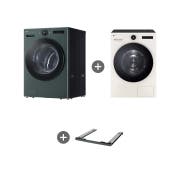 세탁기 LG 트롬 AI 오브제컬렉션 세탁기 + LG 트롬 AI 오브제컬렉션 건조기 + 스태킹키트 (KX25GFG-5EE.AKOR) 썸네일이미지 2