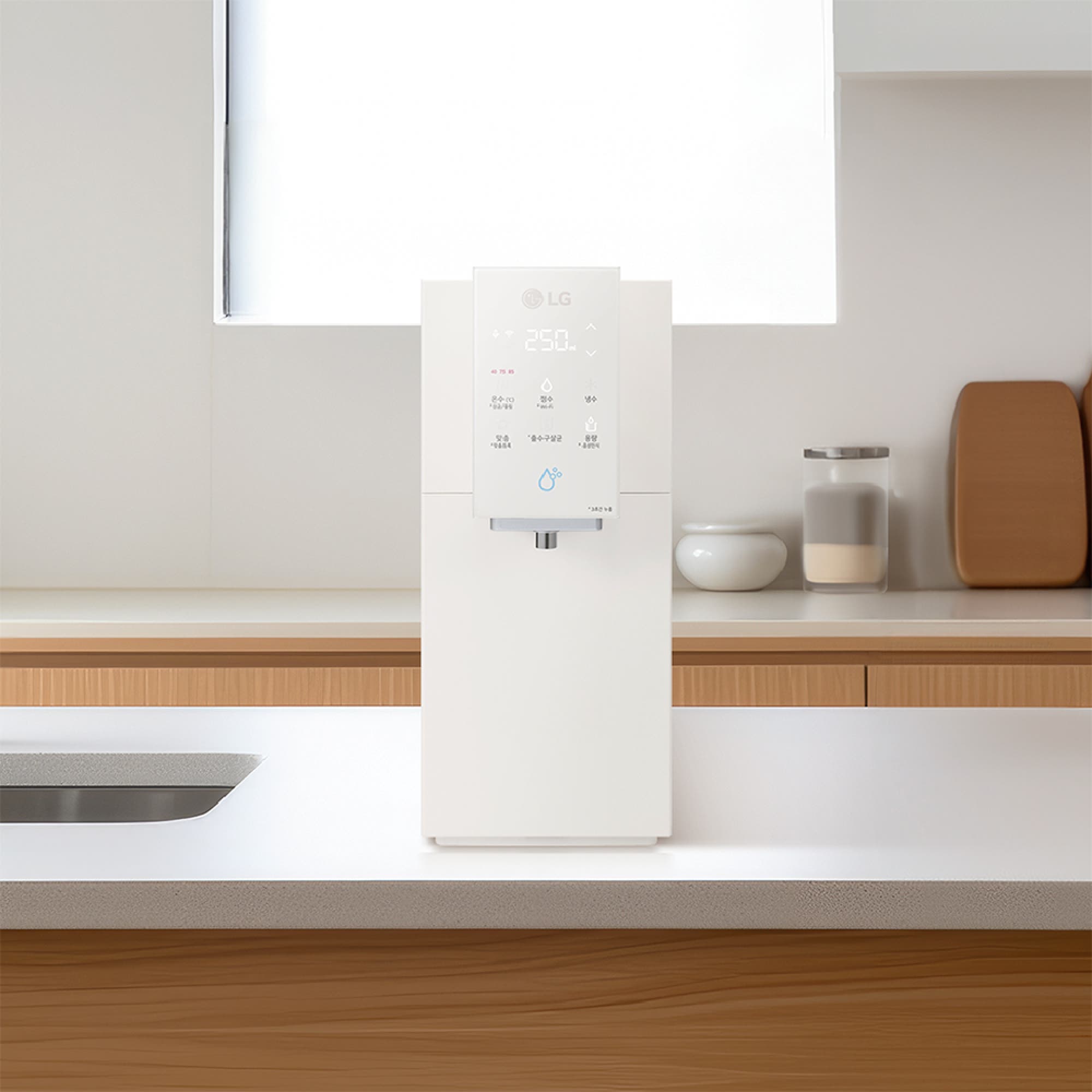 정수기 LG 퓨리케어 오브제컬렉션 정수기(음성인식/맞춤 출수, 냉온정) (WD524ACB.AKOR) 줌이미지 1