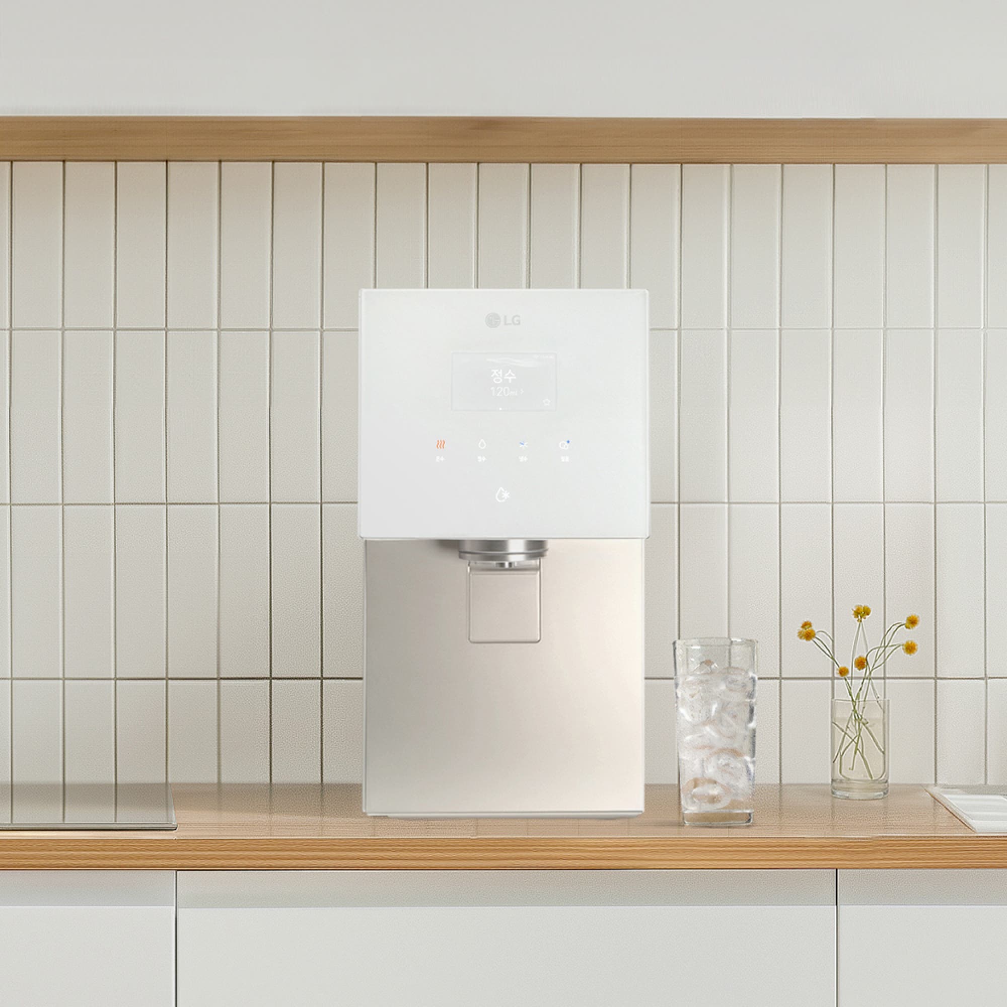 정수기 LG 퓨리케어 오브제컬렉션 얼음정수기 (WD720RH.AKOR) 줌이미지 1