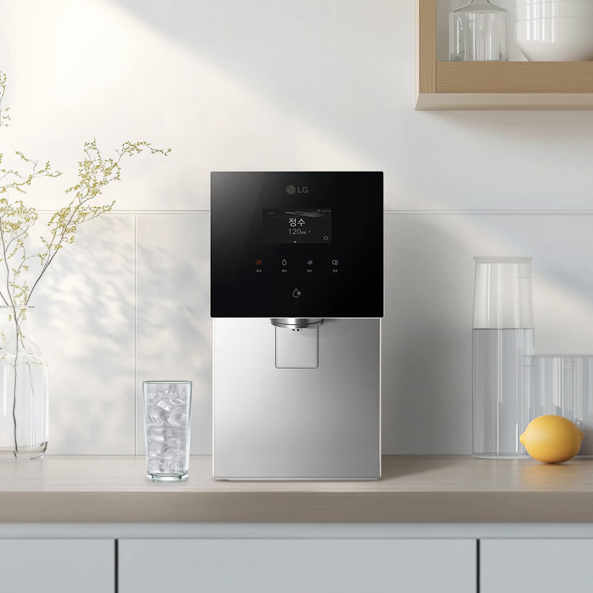 정수기 LG 퓨리케어 오브제컬렉션 얼음정수기 (WD721RK.AKOR) 줌이미지 1