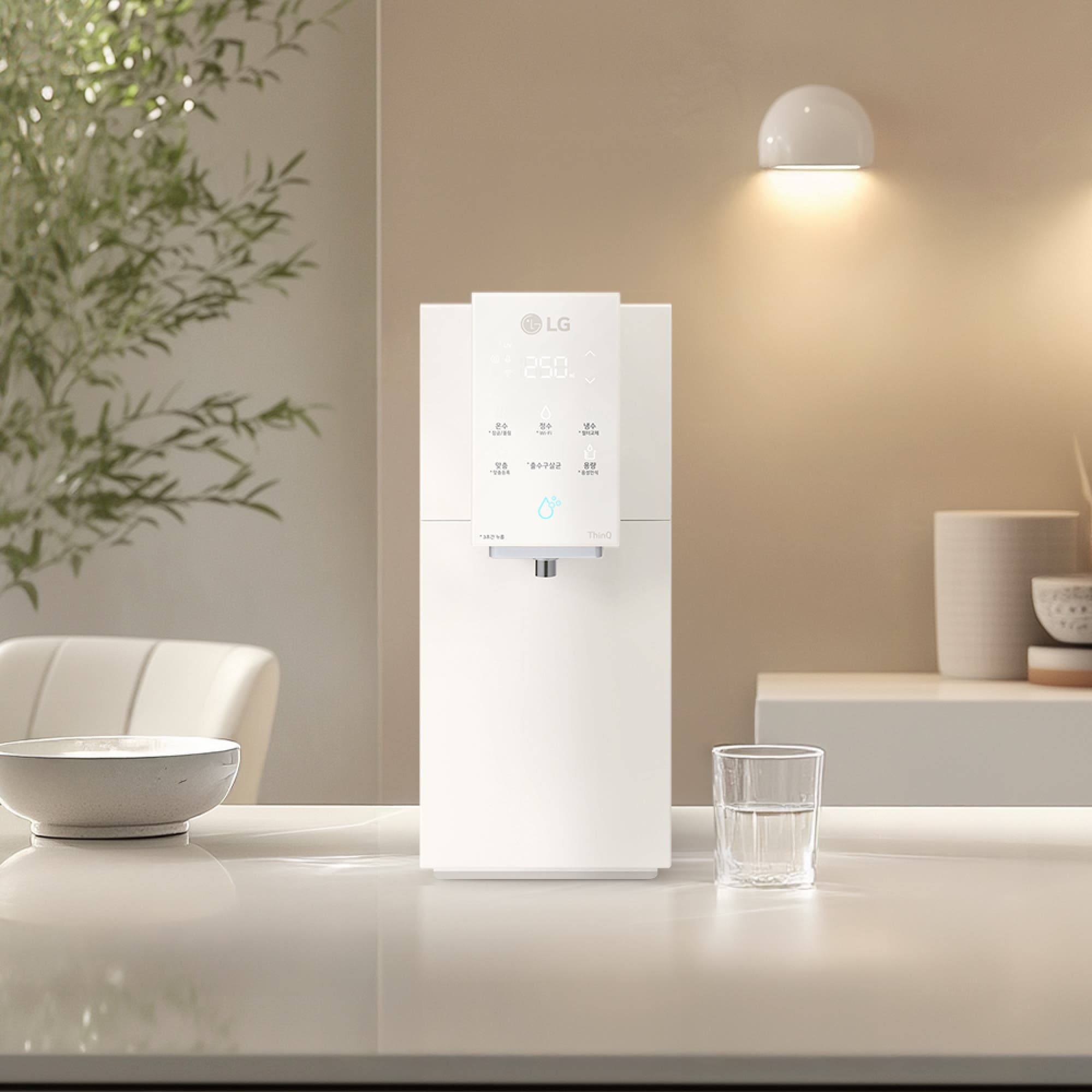 정수기 LG 퓨리케어 오브제컬렉션 정수기(음성인식/맞춤 출수, 냉온정) (WD524VC.AKOR1) 줌이미지 1