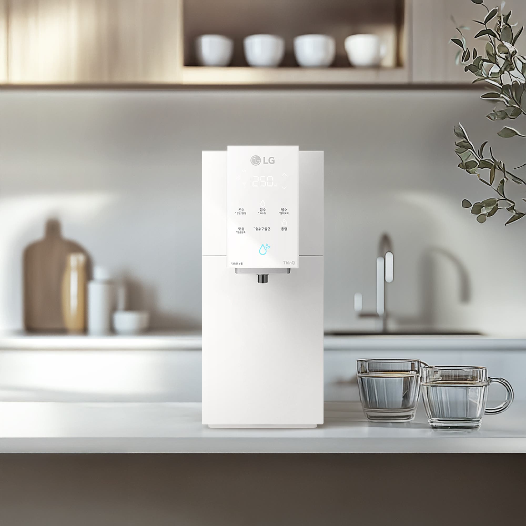 정수기 LG 퓨리케어 오브제컬렉션 정수기(맞춤 출수, 냉온정) (WD523VH.AKOR) 줌이미지 1