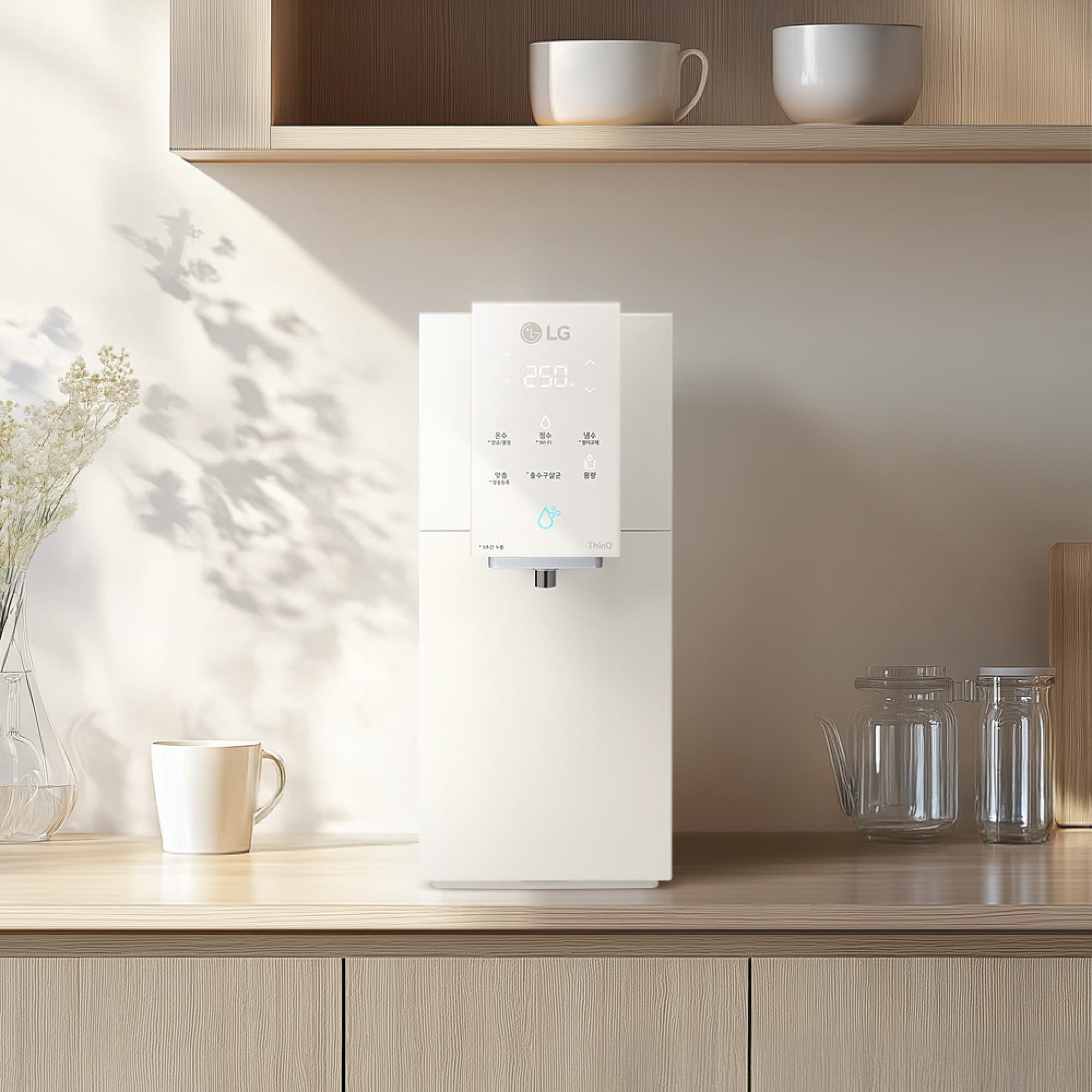 정수기 LG 퓨리케어 오브제컬렉션 정수기(맞춤 출수, 냉온정) (WD523VC.AKOR) 줌이미지 1