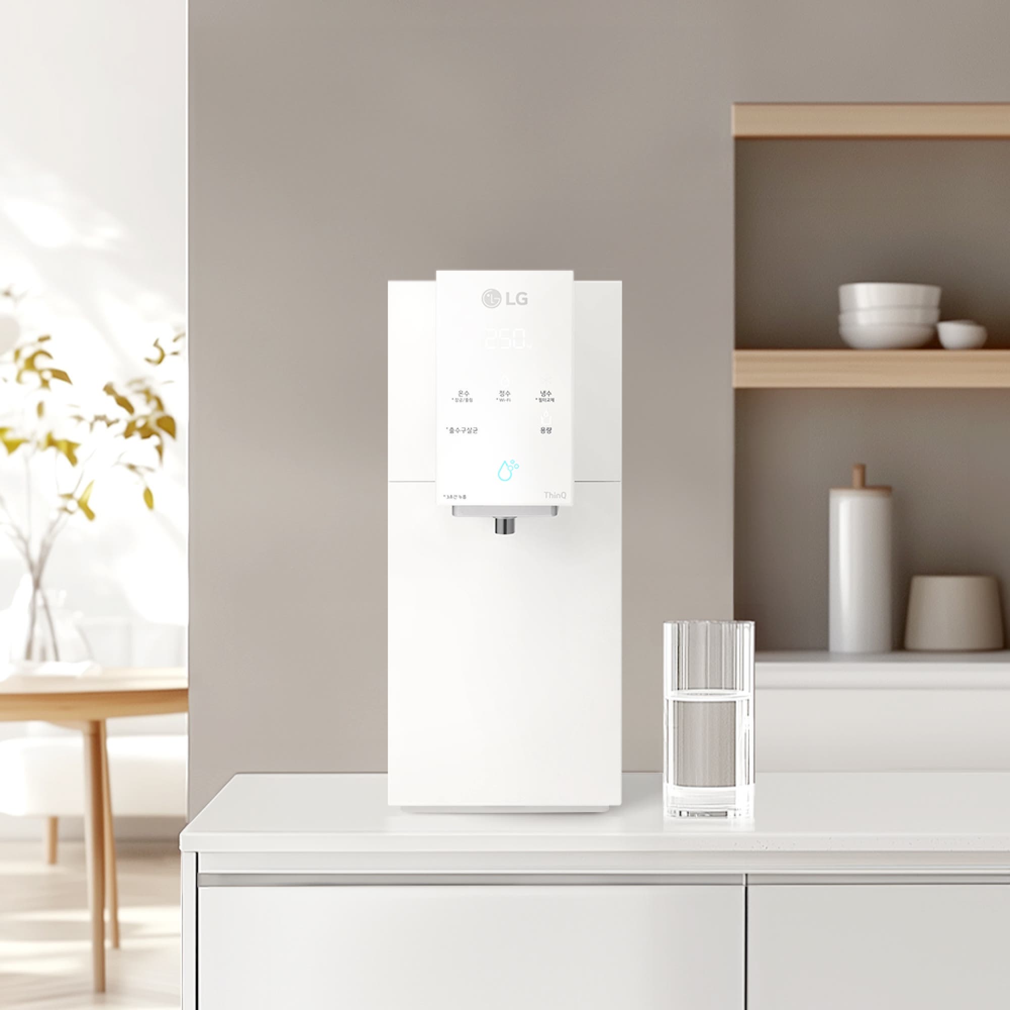 정수기 LG 퓨리케어 오브제컬렉션 정수기(맞춤 lite, 냉온정) (WD520VH.AKOR) 줌이미지 1