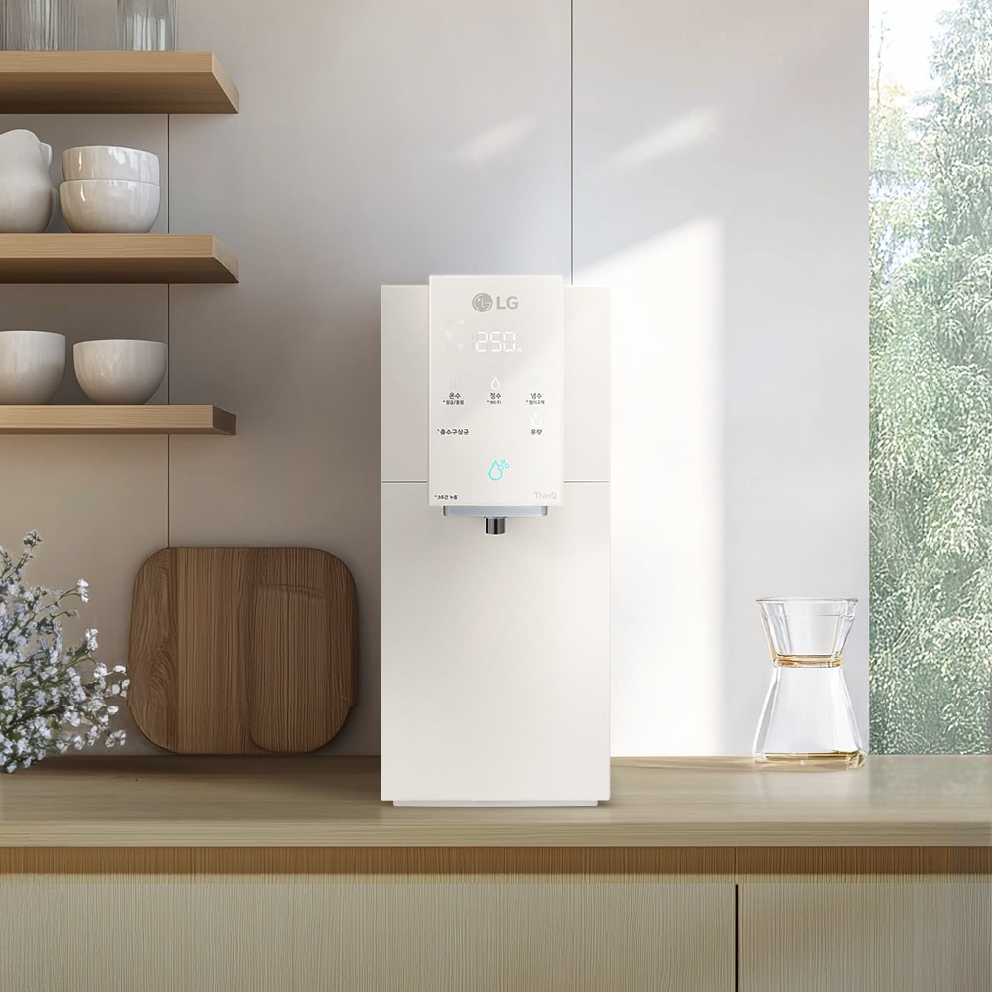 정수기 LG 퓨리케어 오브제컬렉션 정수기(맞춤 lite, 냉온정) (WD520VC.AKOR) 줌이미지 1
