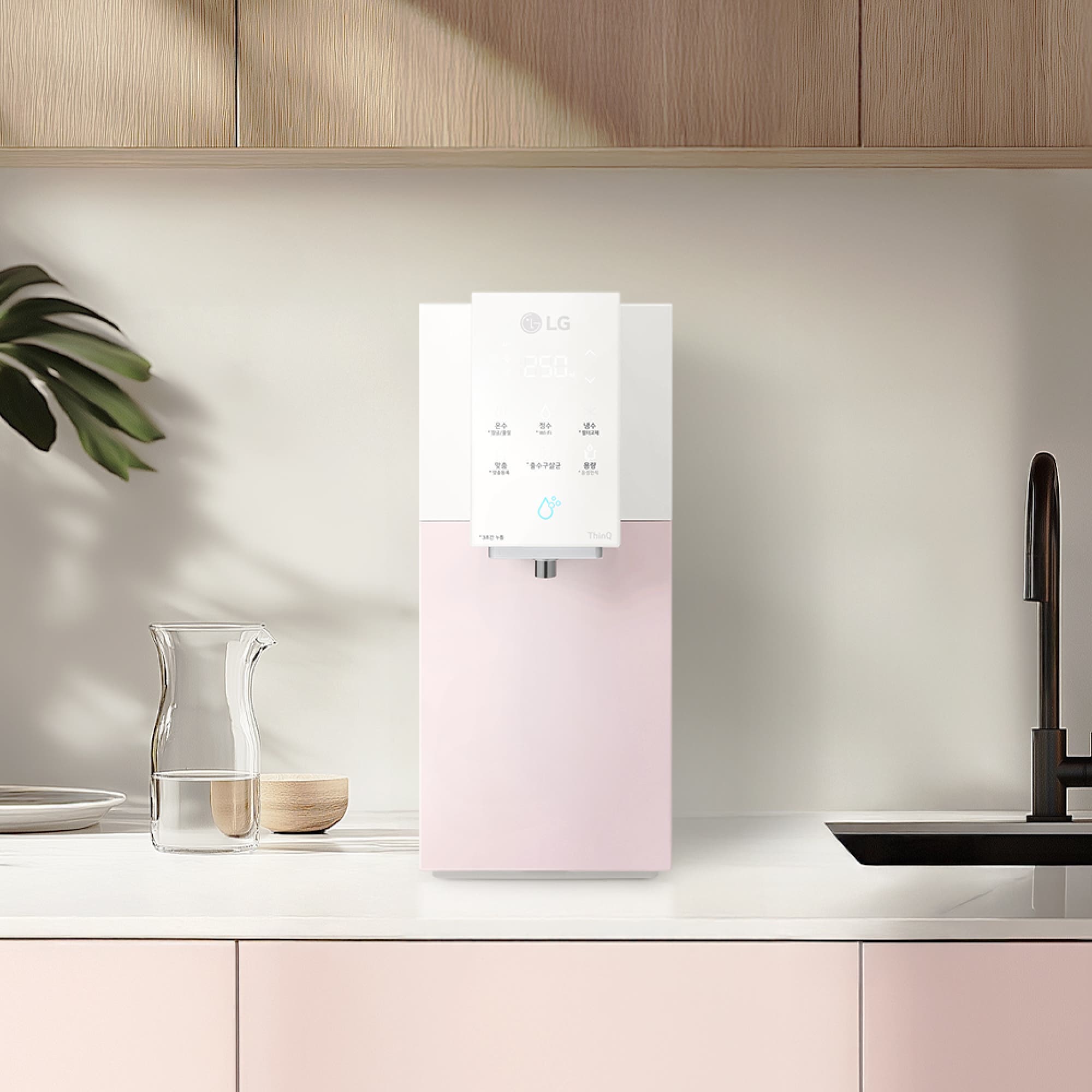 정수기 LG 퓨리케어 오브제컬렉션 정수기(음성인식/맞춤 출수, 냉온정) (WD524VHP.AKOR1) 줌이미지 1