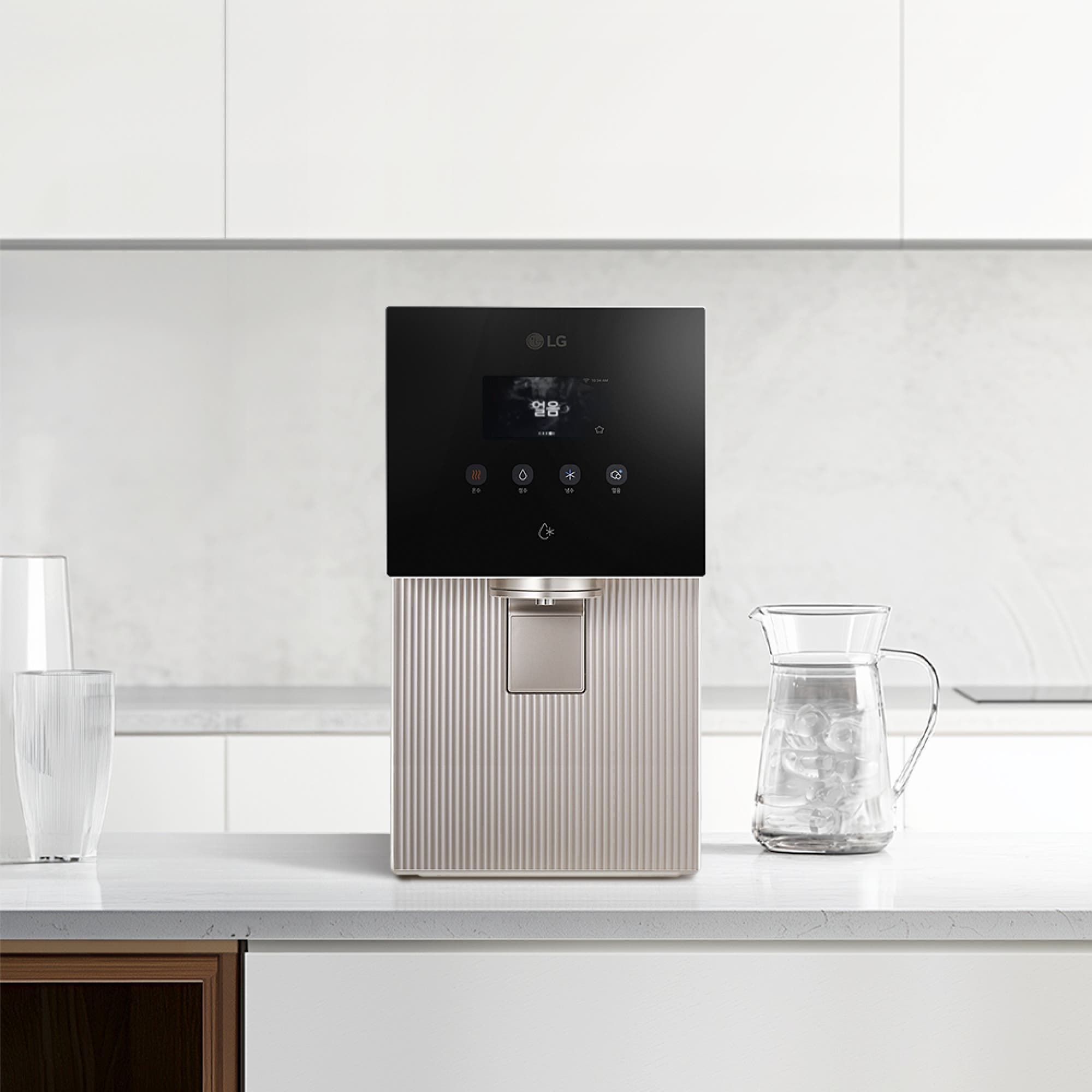 정수기 LG 퓨리케어 오브제컬렉션 얼음정수기 (WD722RK.AKOR) 줌이미지 1