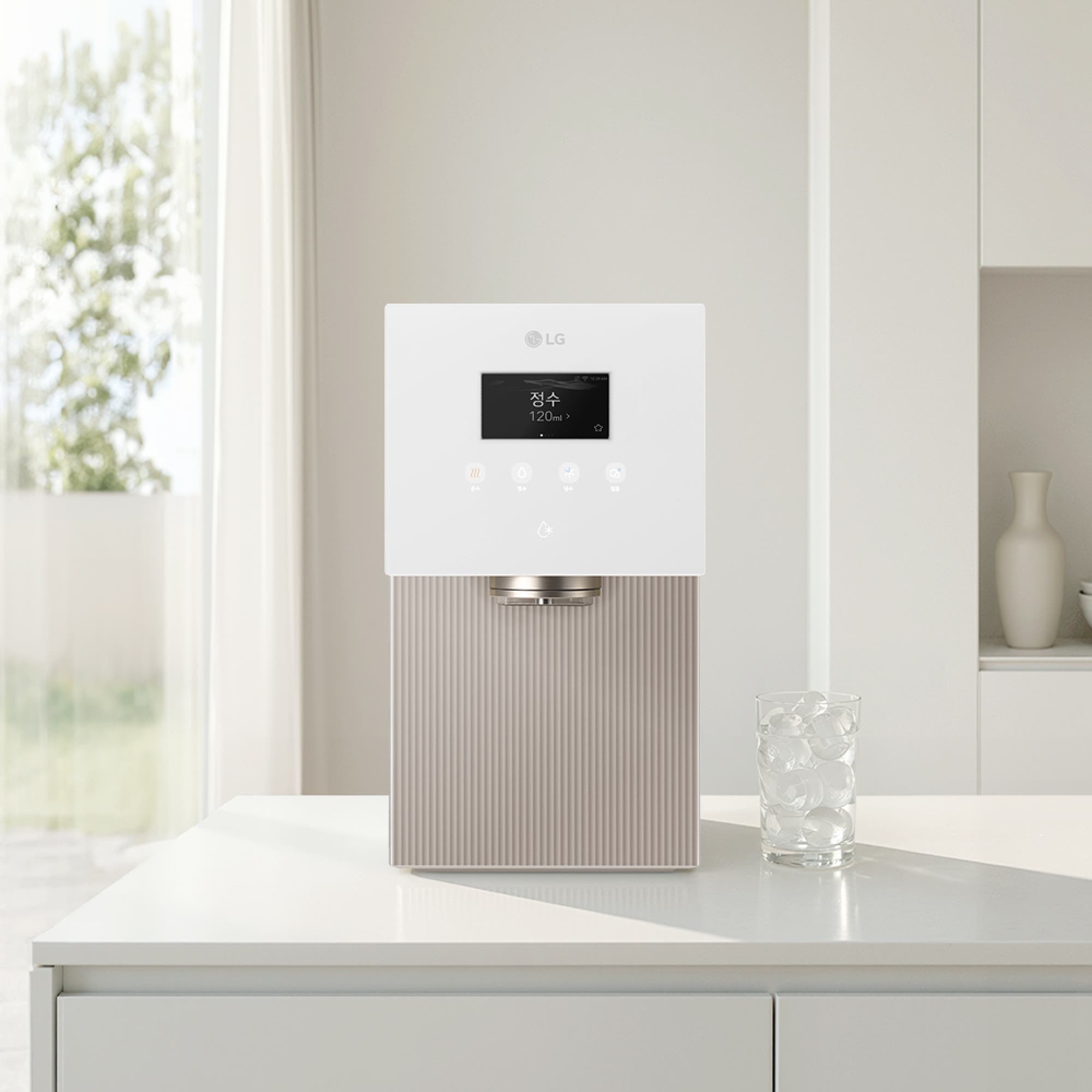 정수기 LG 퓨리케어 오브제컬렉션 얼음정수기 (WD723RH.AKOR) 줌이미지 1