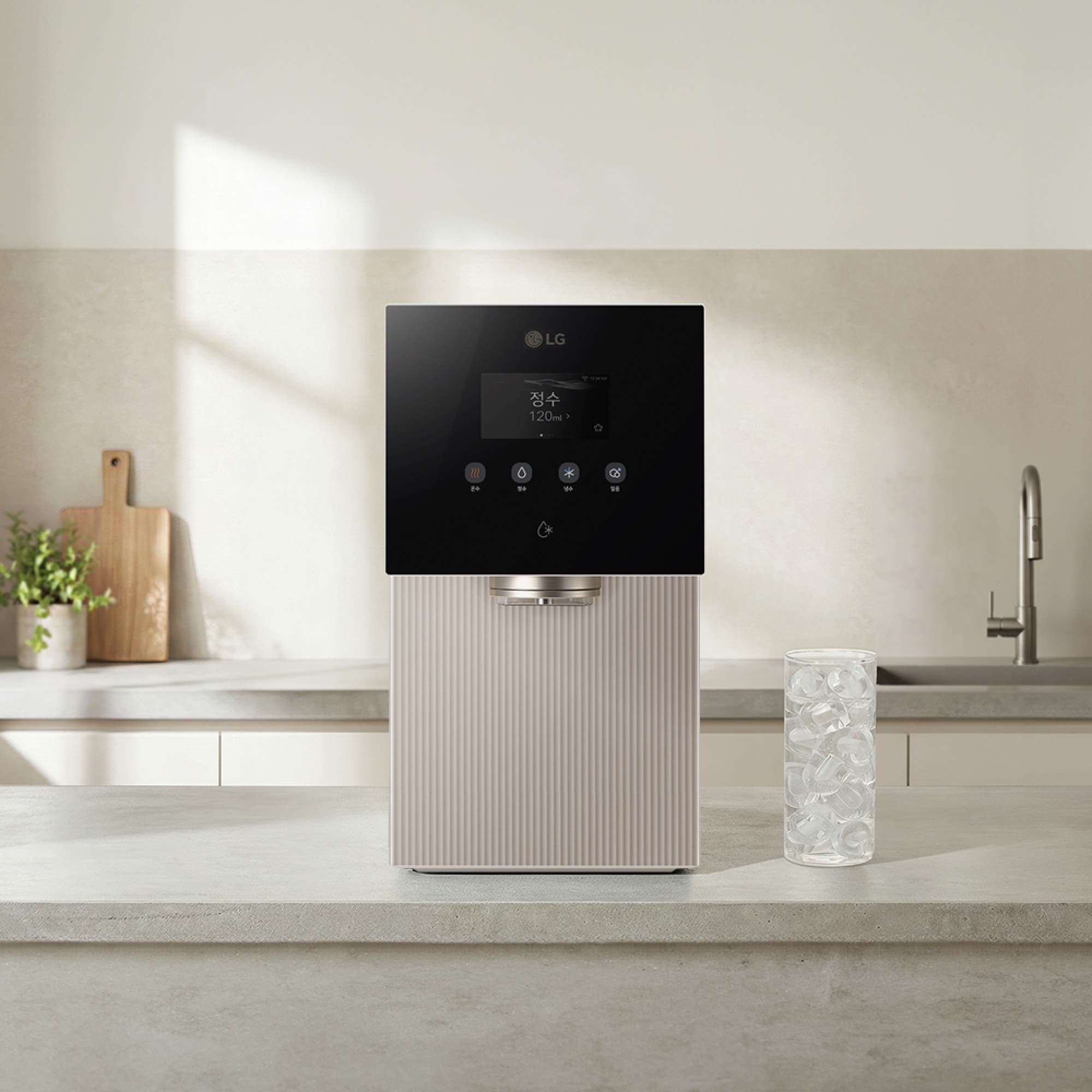 정수기 LG 퓨리케어 오브제컬렉션 얼음정수기 (WD723RK.AKOR) 줌이미지 1