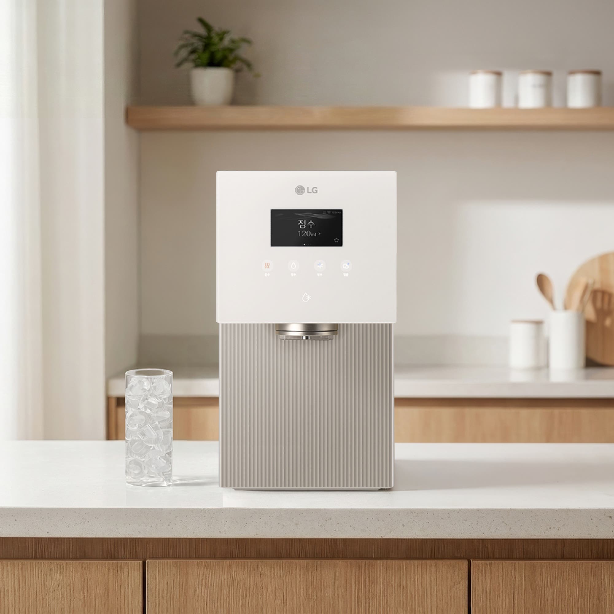 정수기 LG 퓨리케어 오브제컬렉션 얼음정수기 (WD723RE.AKOR) 줌이미지 1