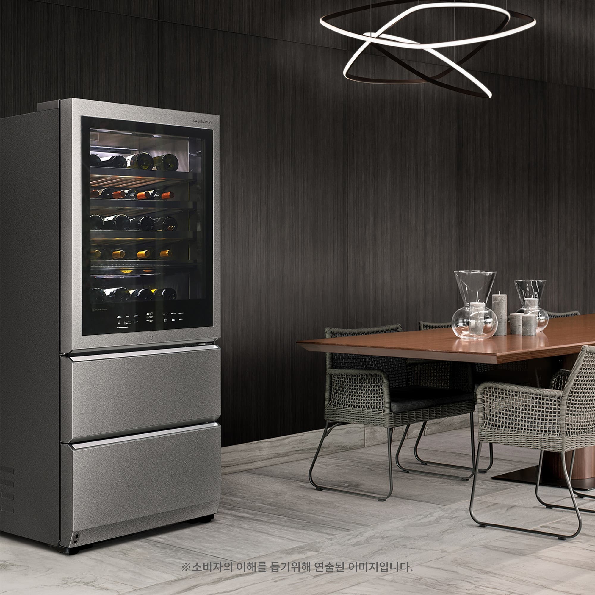 와인셀러 LG SIGNATURE와인셀러 (W400ND.AKOR) 줌이미지 1