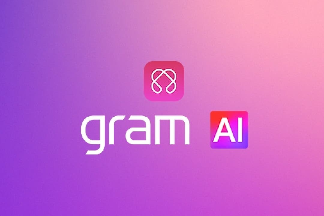 gram AI 로고가 표시된 그래픽 이미지