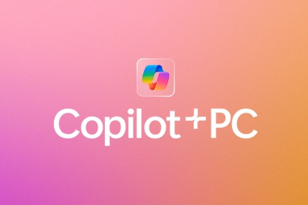 Copilot+ PC 로고가 표시된 그래픽 이미지
