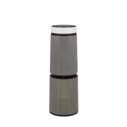 공기청정기 LG 퓨리케어 AI 오브제컬렉션 360˚ 공기청정기(AS356NSMA)의 디스플레이가 내려간 상태