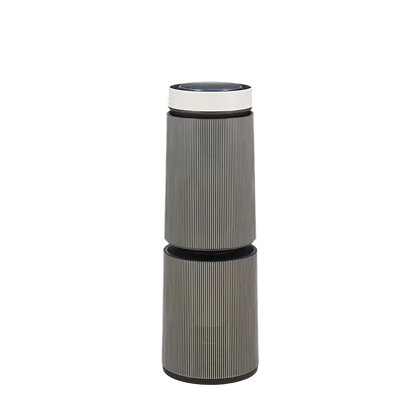 공기청정기 LG 퓨리케어 AI 오브제컬렉션 360˚ 공기청정기(AS356NSHH)의 디스플레이가 내려간 상태