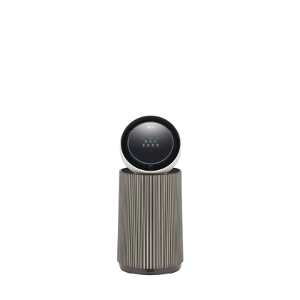 공기청정기 LG 퓨리케어 AI 오브제컬렉션 360˚ 공기청정기(AS206NSHA)의 디스플레이가 올라온 상태