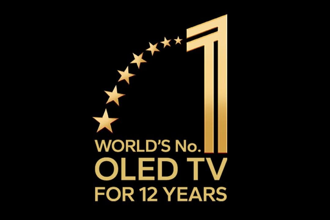 세계 판매 1위 올레드 TV 12년 연속 기록을 안내하는 그래픽 이미지