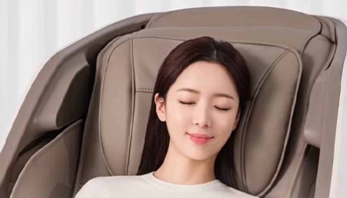 안마의자 블루투스 스피커 기능 연출 이미지