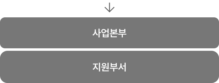 이사회 산하에 ESG 위원회와 감사 위원회가 있고, 그 아래 전사 경영회의(CEO), 내부감사, ESG 협의체 순으로 연결된 계층형 도표입니다.